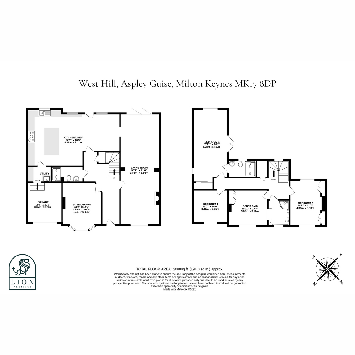 21, West Hill, Milton Keynes floorplan