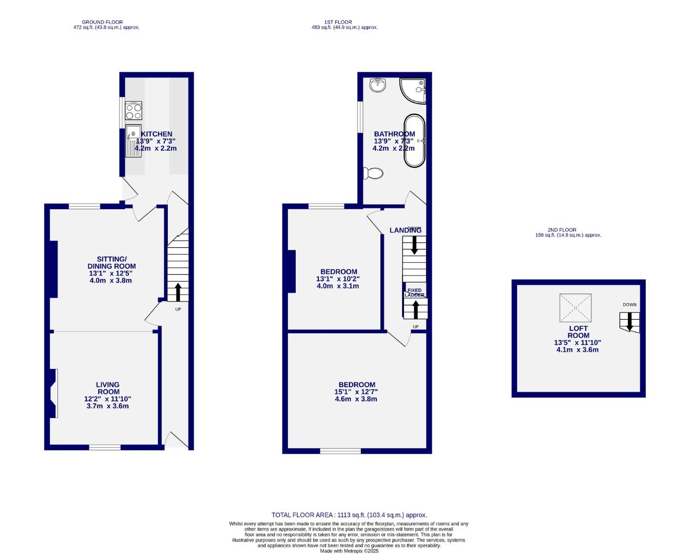 35, Alma Terrace, York floorplan