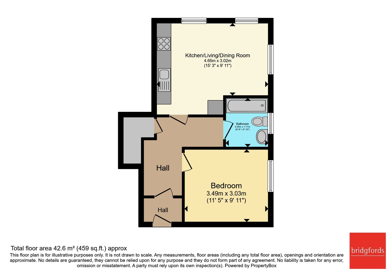 Apt 4,, The Courthouse, Macclesfield floorplan