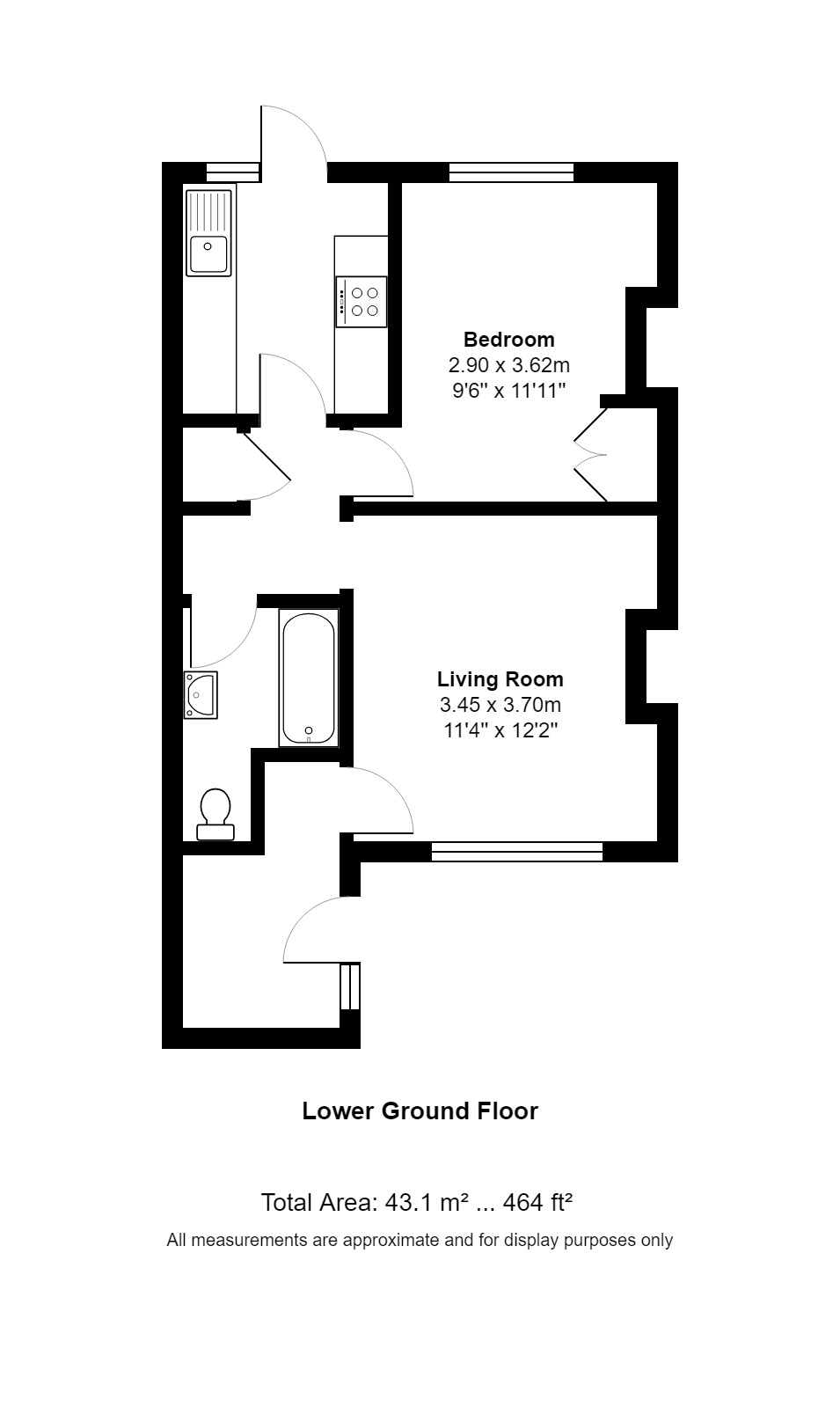 1 Bedrooms Flat to rent in Milner Road, Brighton BN2