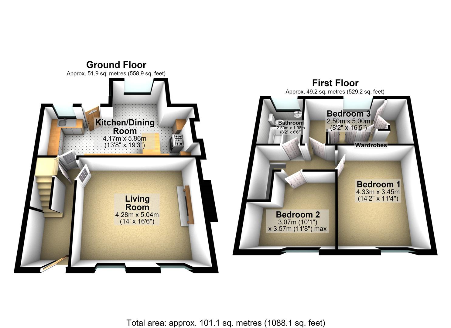 67, Panteg, Llanelli floorplan