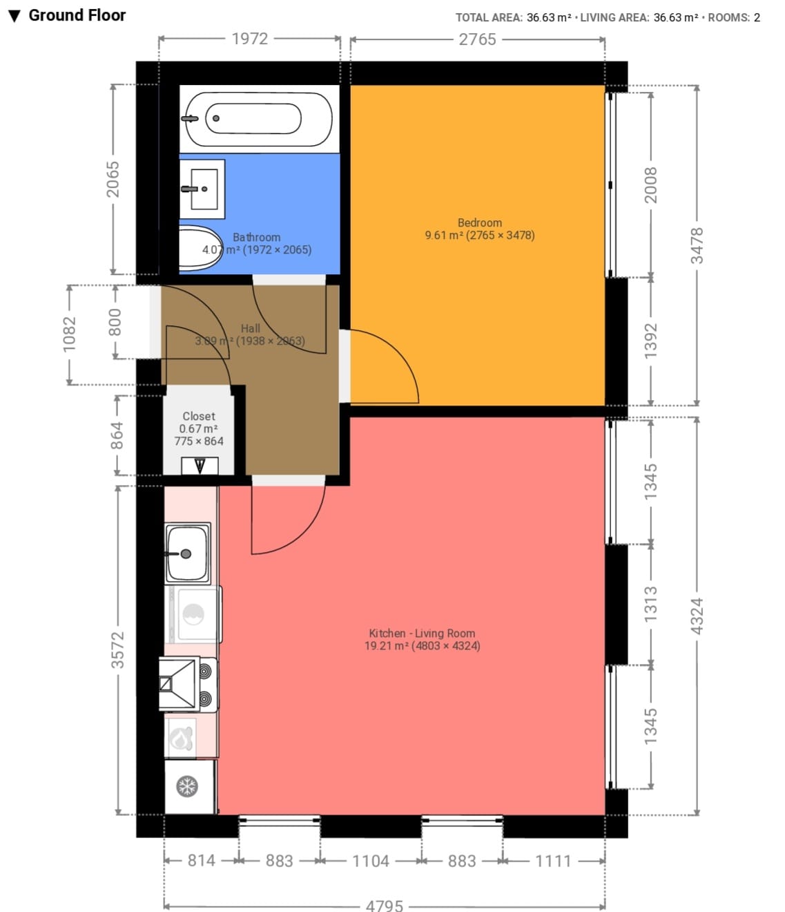 Henry Road , Barnet  floorplan
