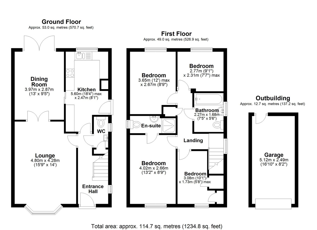 17, Hunt Close, Folkestone floorplan