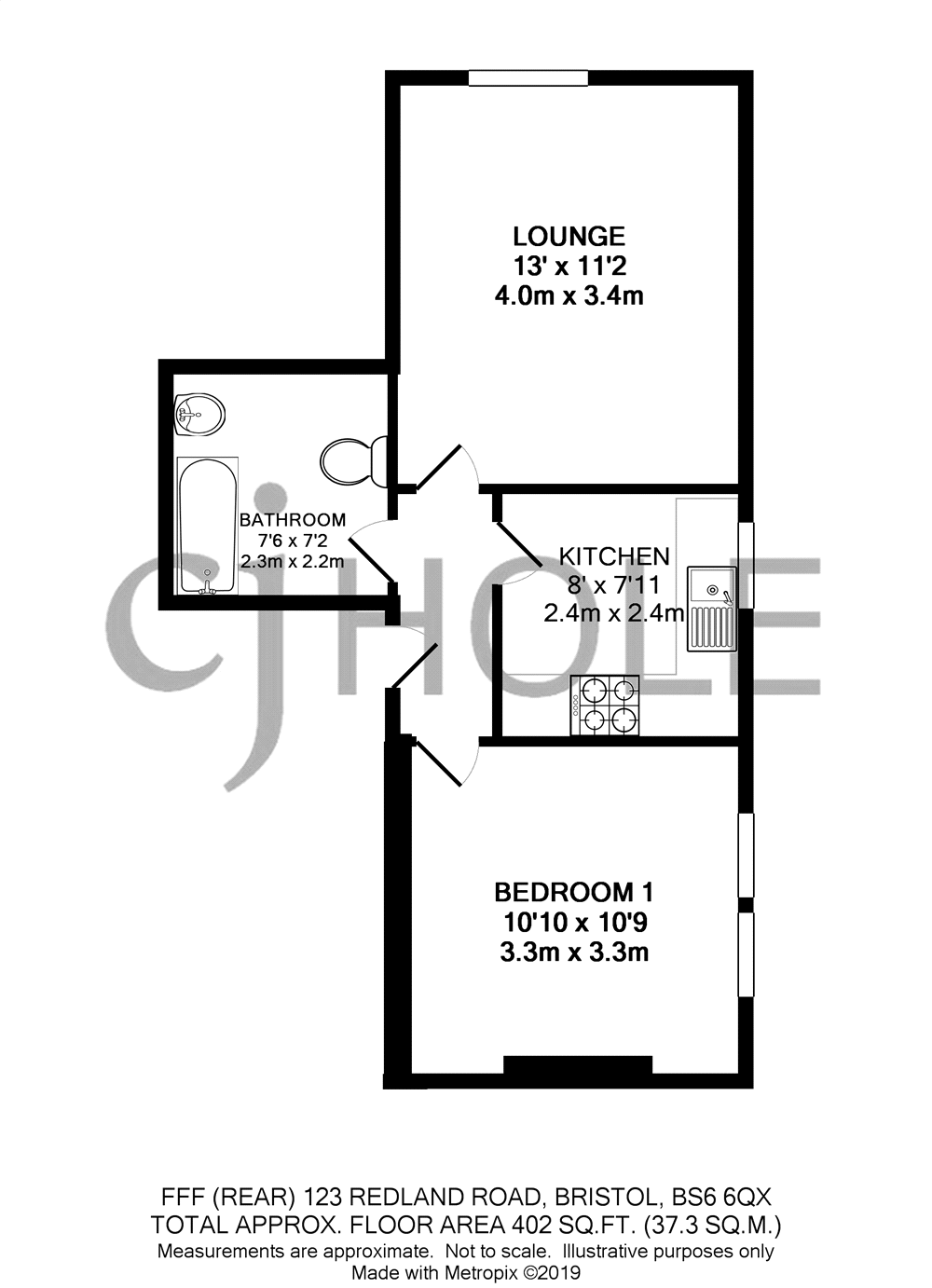 1 Bedrooms Flat to rent in Redland Road, Redland, Bristol BS6