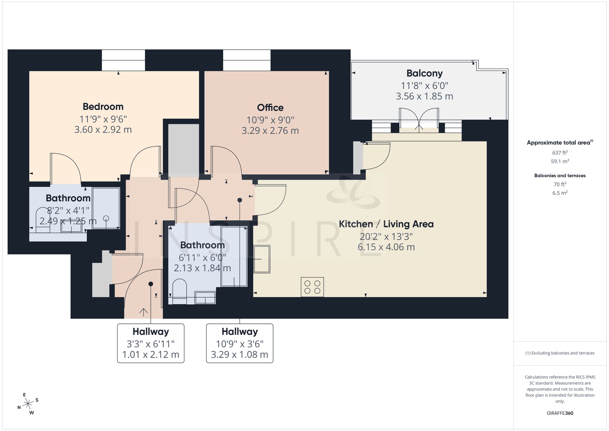 65 Percivale Close, Crawley floorplan