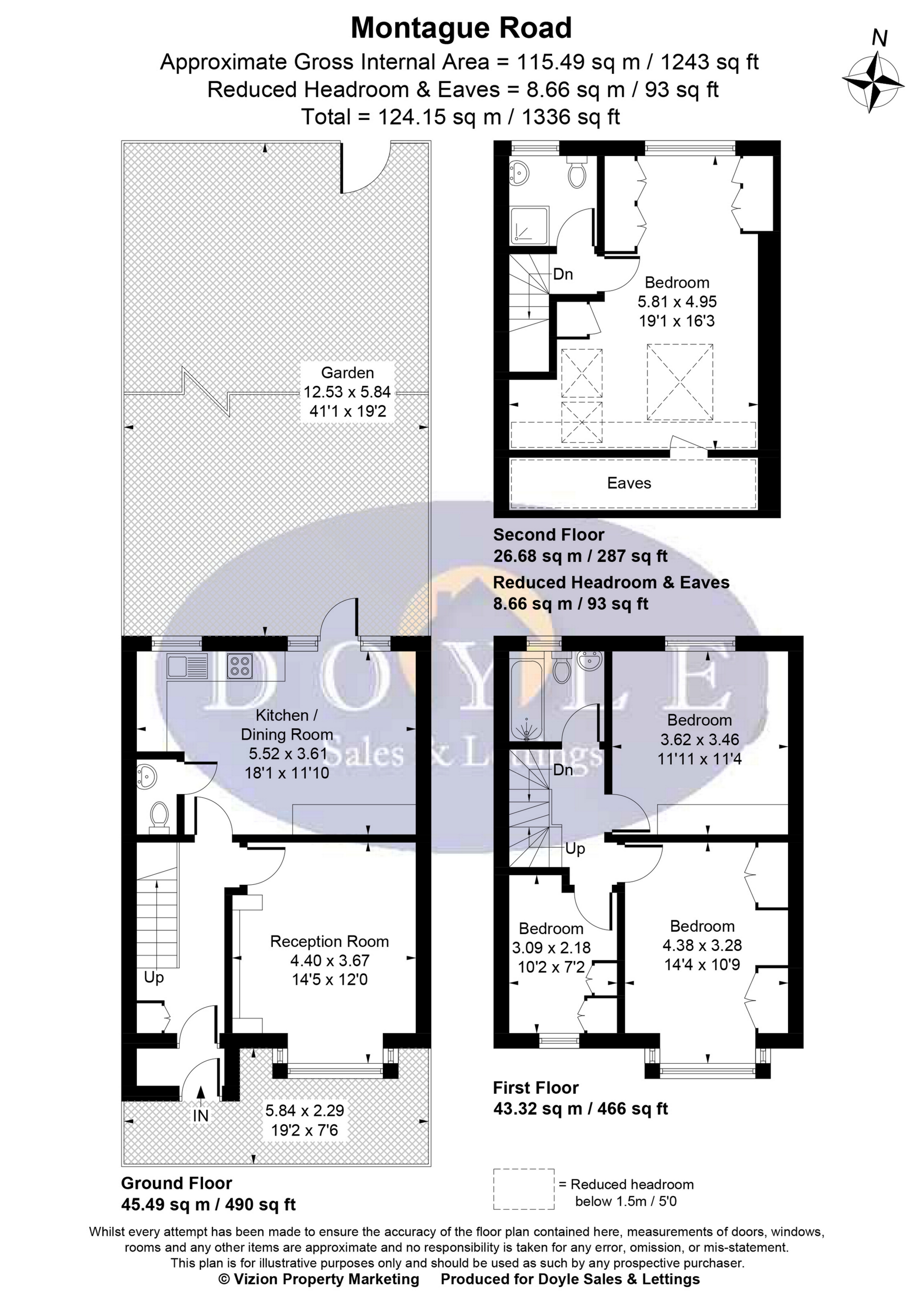 73, Montague Road, Hanwell floorplan
