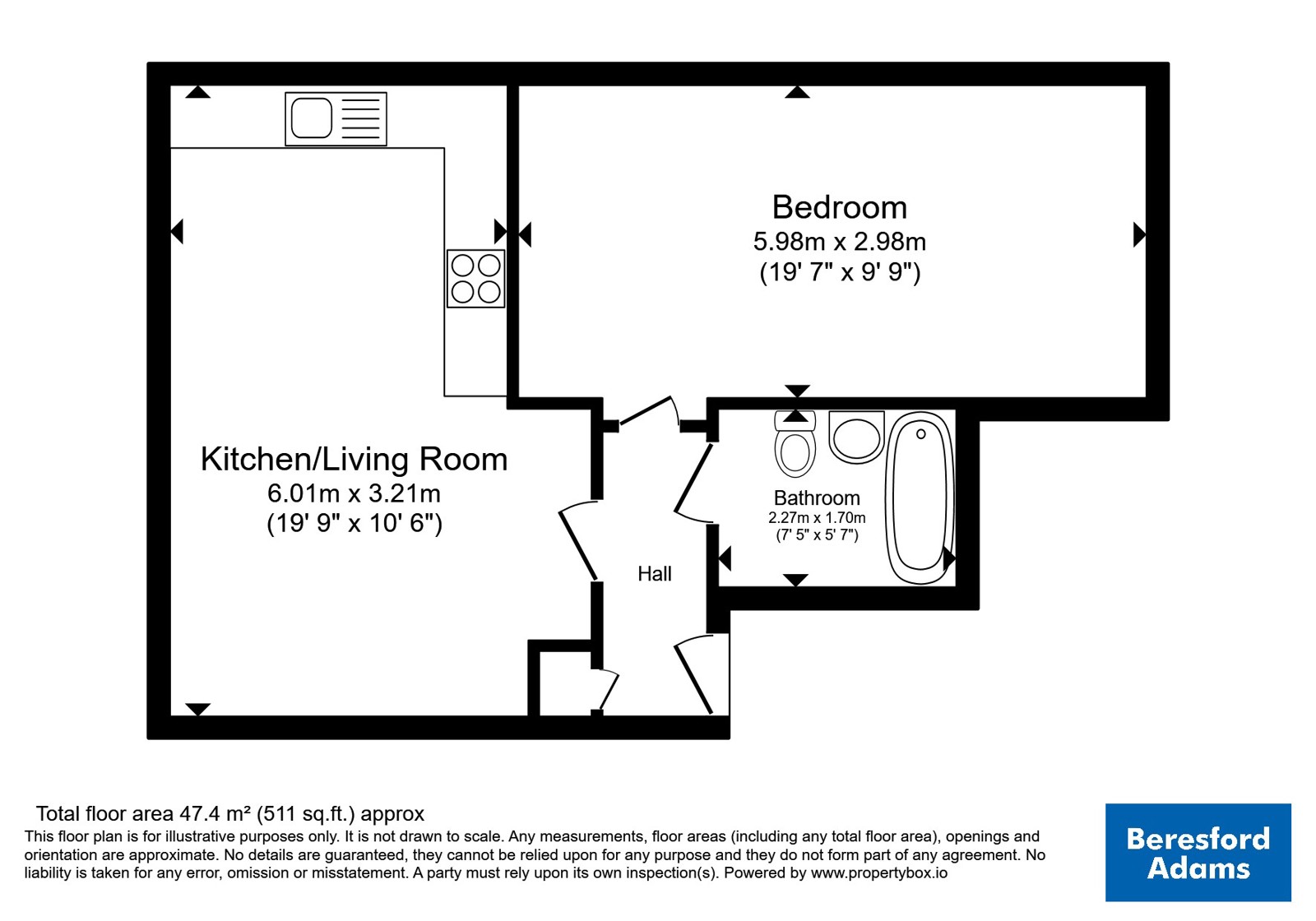 15, Llys Marina, Gwynedd floorplan