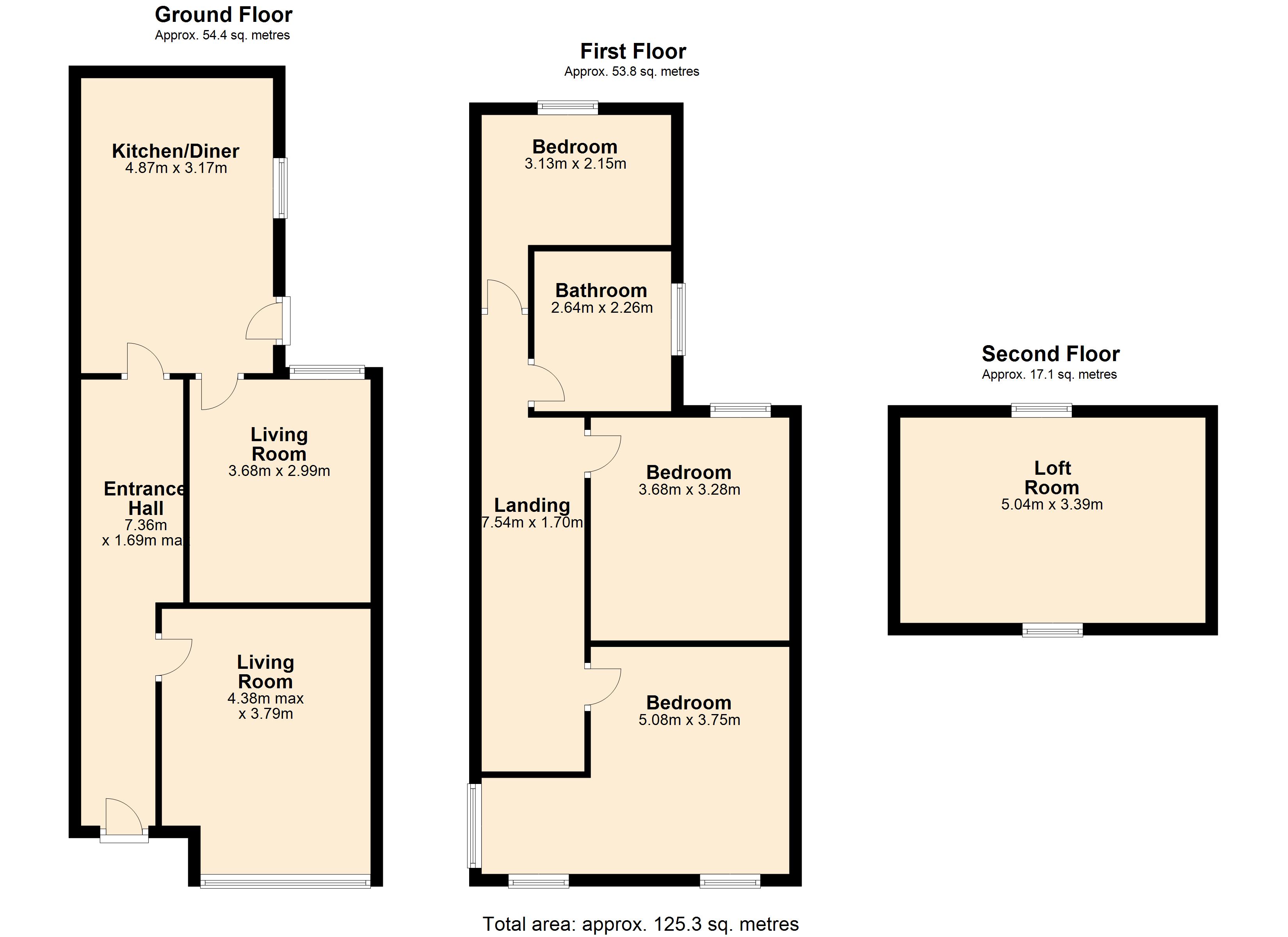 3 Bedrooms Terraced house for sale in Gardner Road, Prestwich, Manchester M25