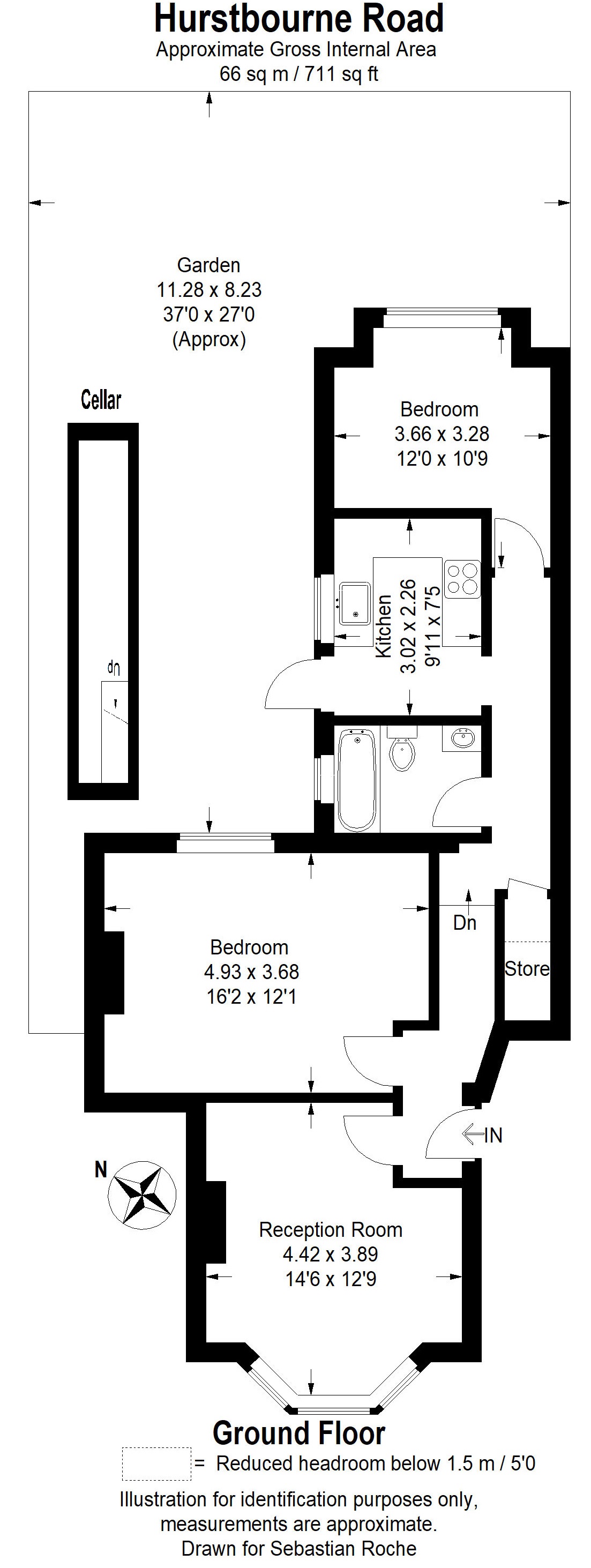 2 Bedrooms Flat for sale in Hurstbourne Road, London SE23