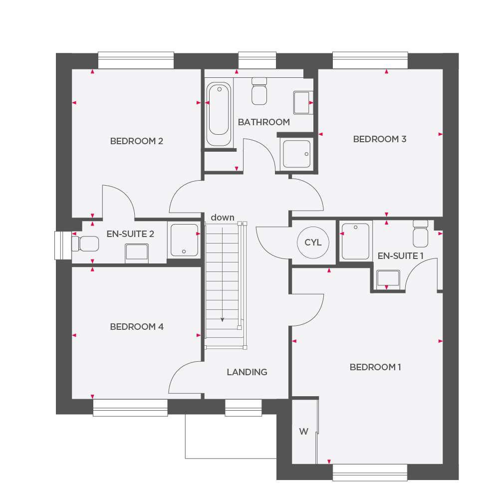 84, Marmead Drive, Banwell, Weston-Super-Mare floorplan