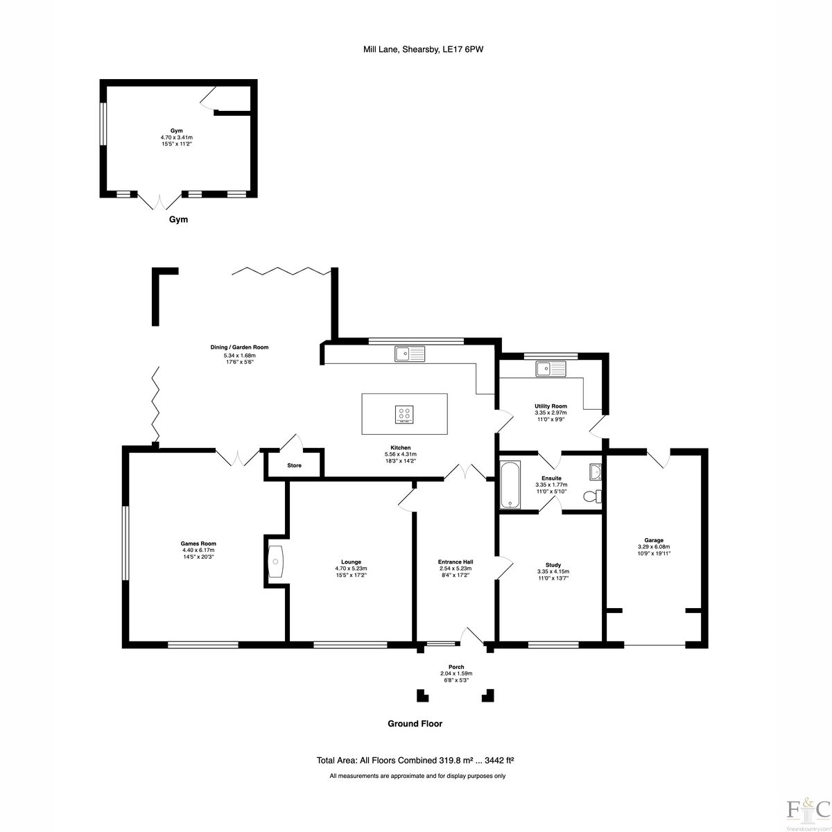 00, Mill Lane, Shearsby floorplan