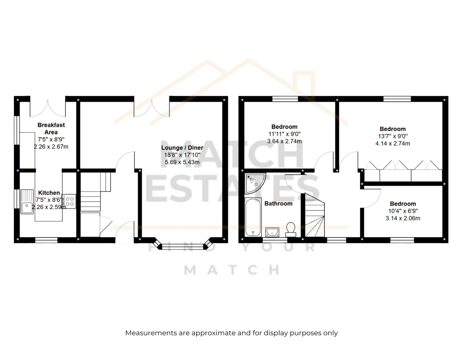 72, Oak Tree Road, Ashford floorplan