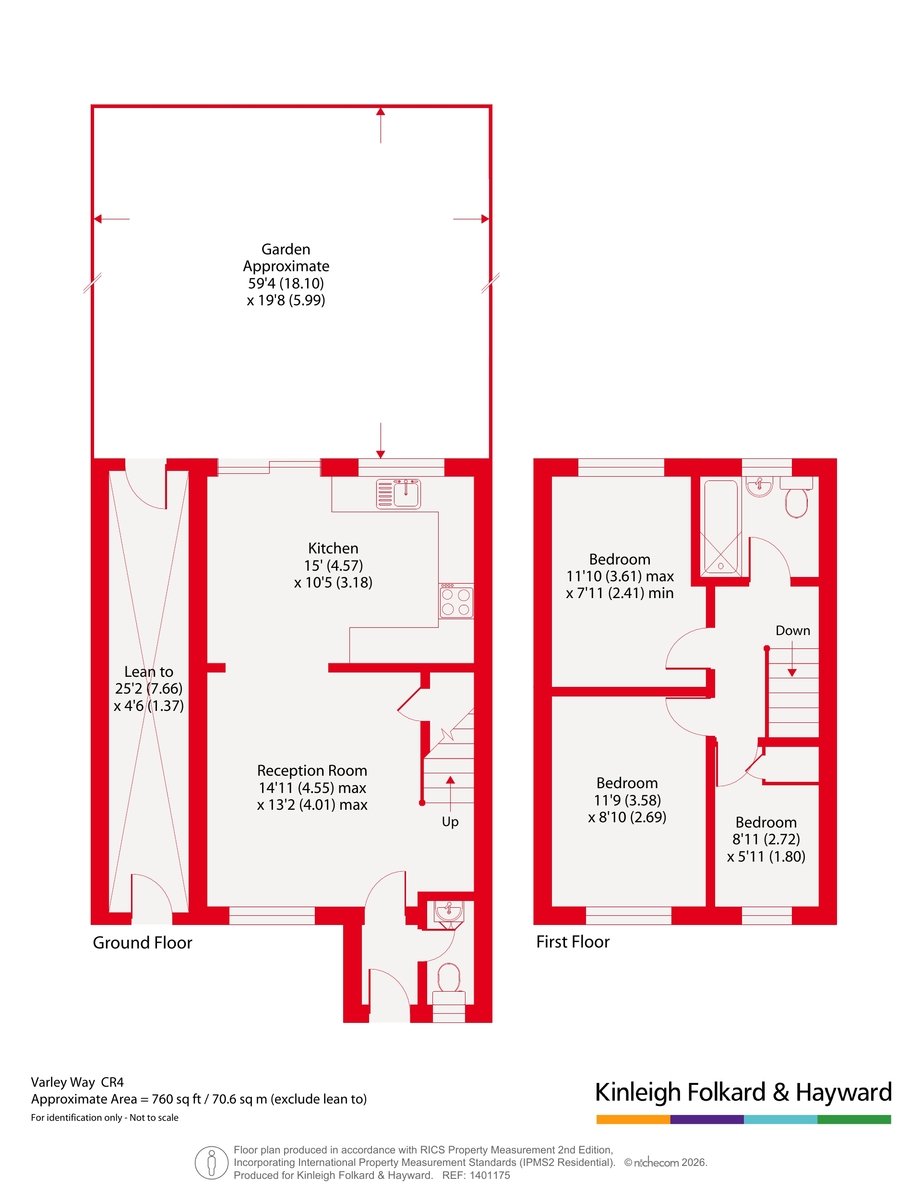 1, Varley Way, London floorplan