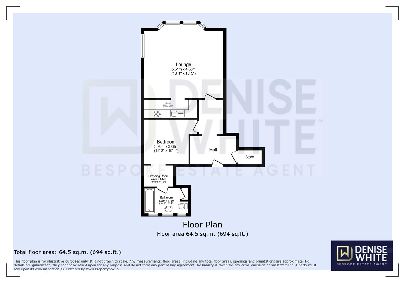 8 St Edwards Hall, East Drive, Staffordshire floorplan