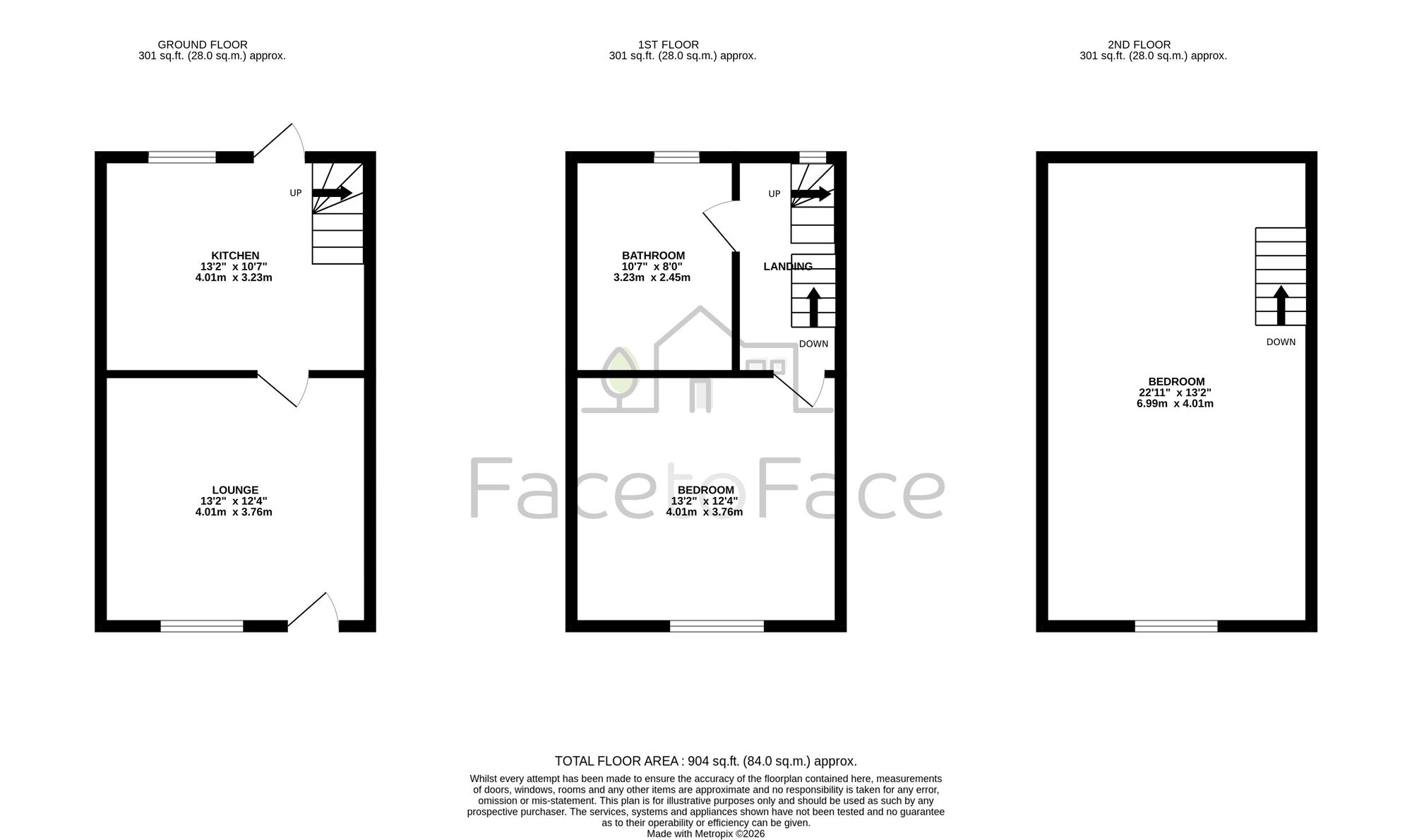 42 Sackville Street, Todmorden floorplan