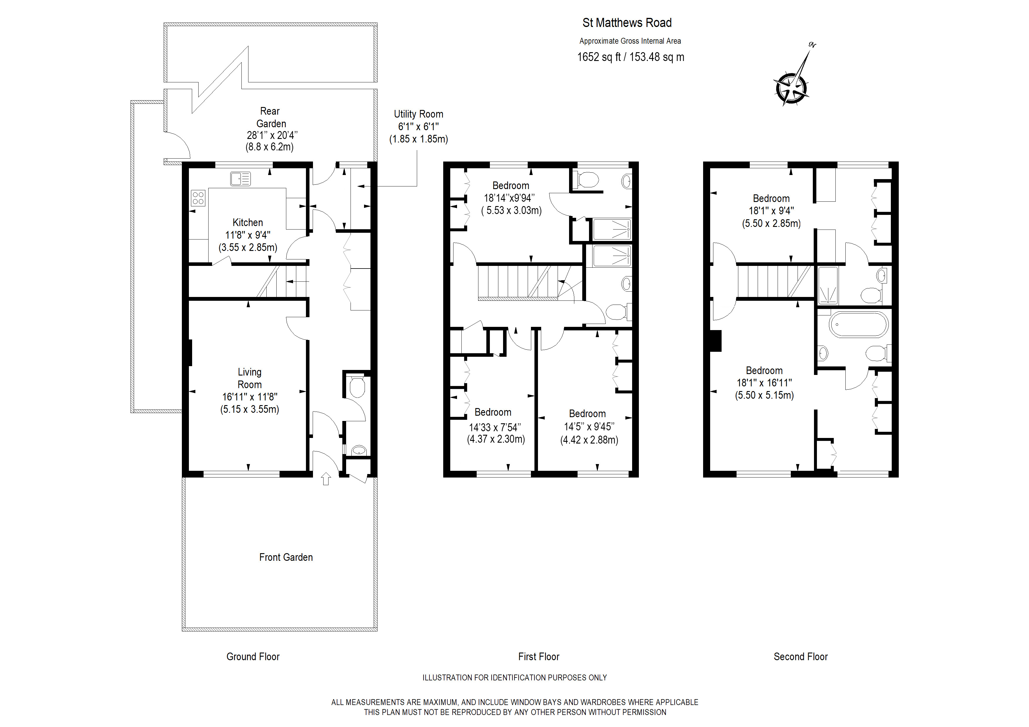 22, St. Matthew's Road, London floorplan