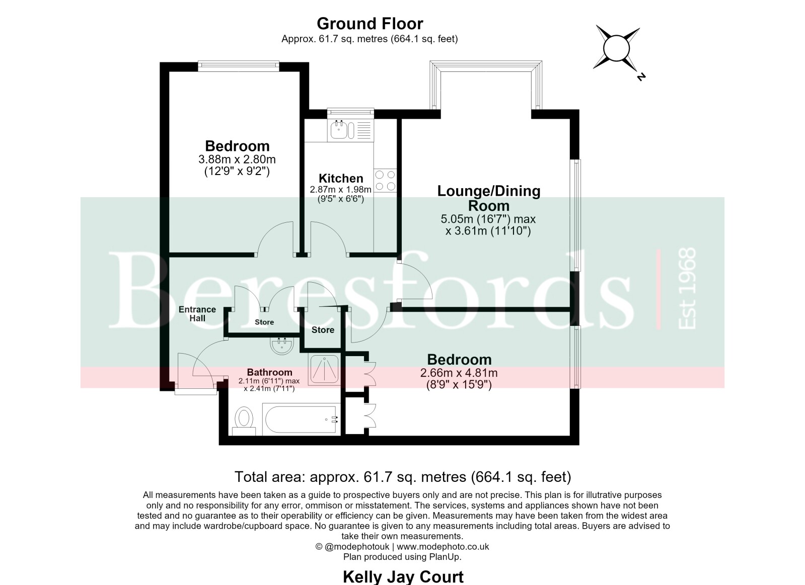 2, Kelly Jay Court, Romford floorplan