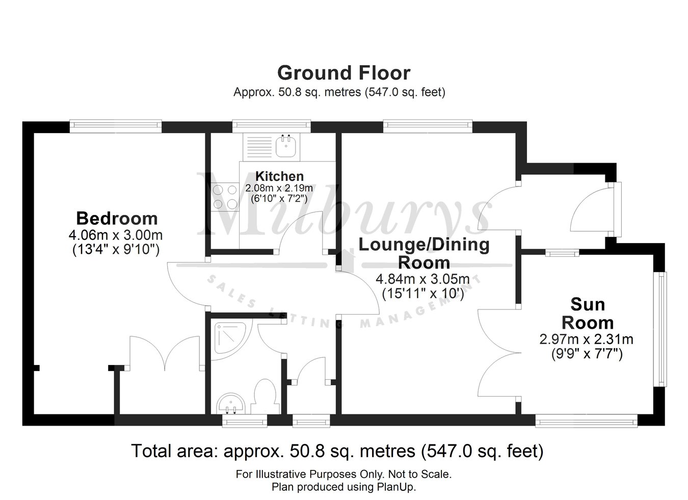 Rose Bungalow, Gloucester Road, South Gloucestershire floorplan