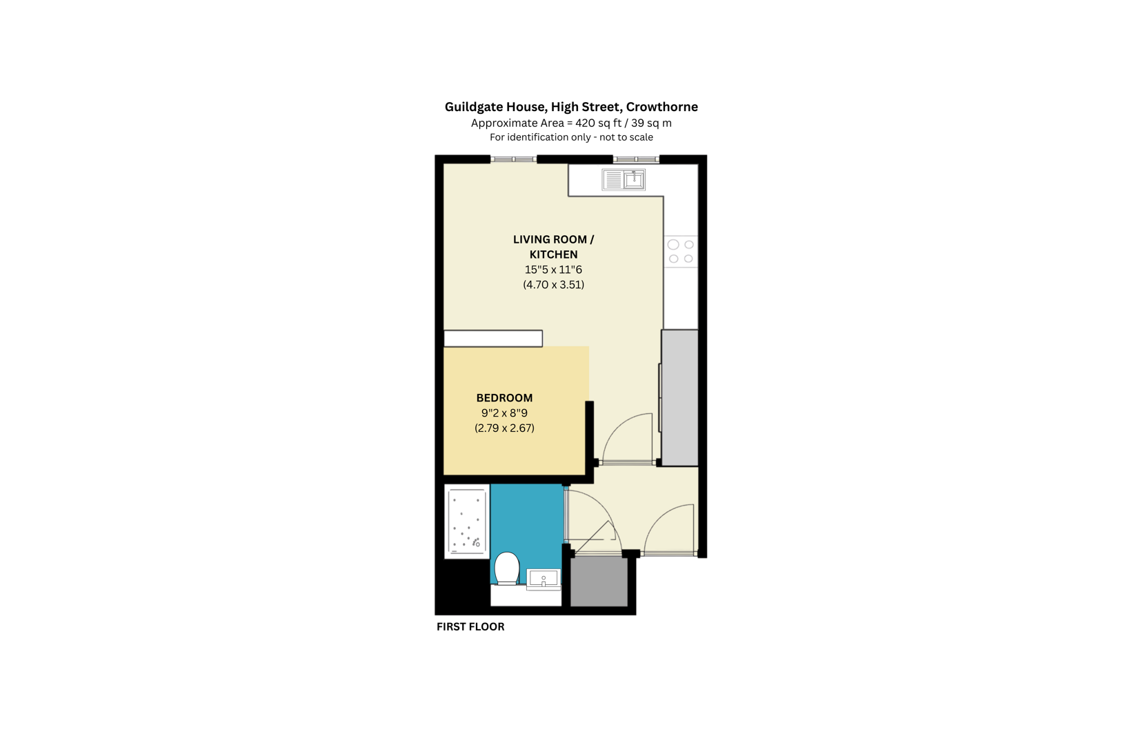 Guildgate house, High Street, Crowthorne floorplan