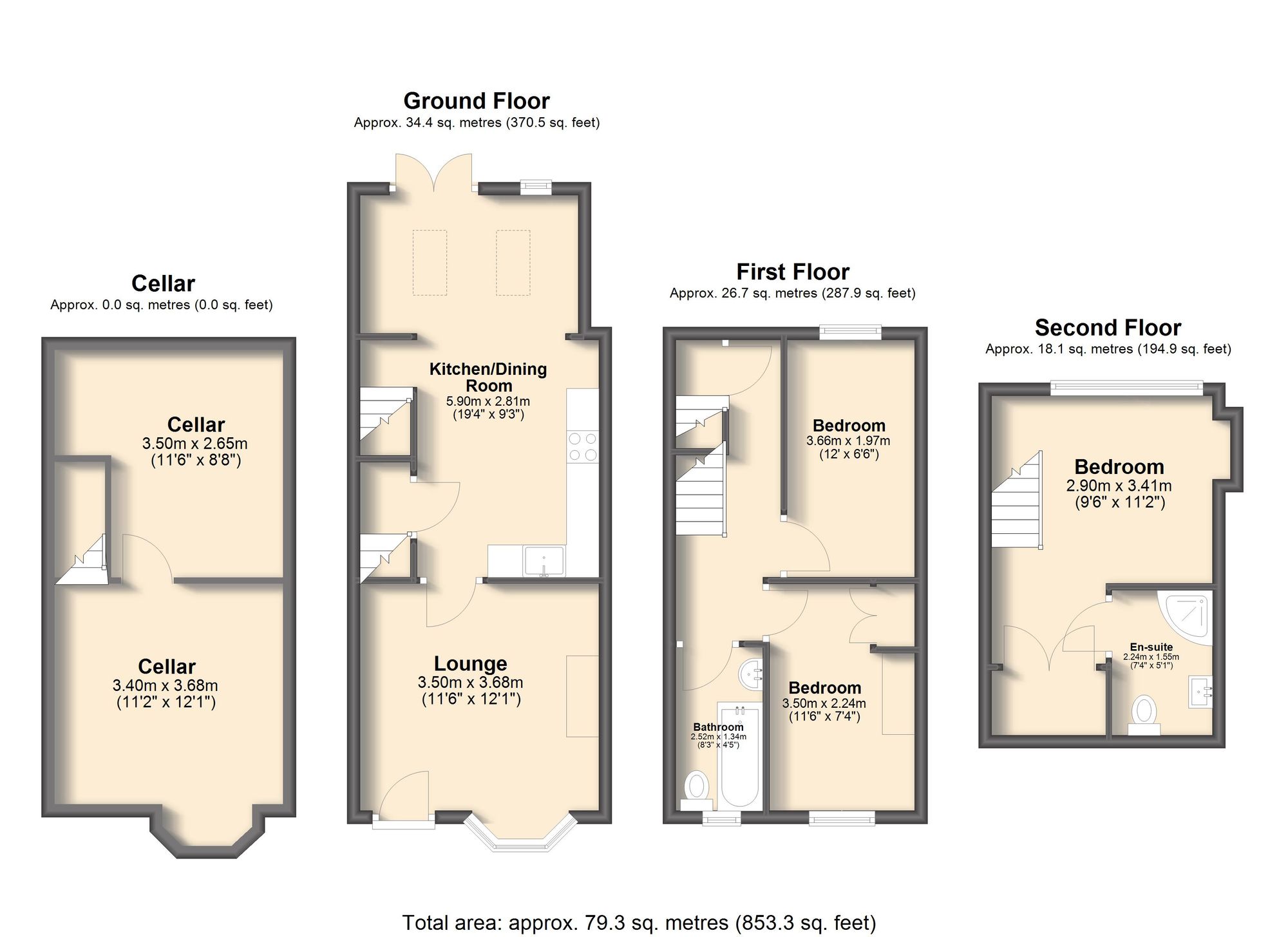 13 Hunter Hill Road, Sheffield floorplan