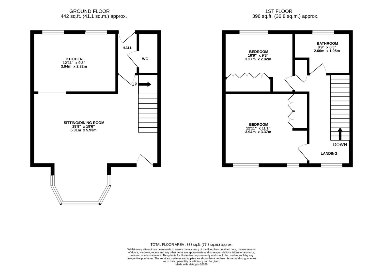 1, West Cross Gardens, Tenterden floorplan