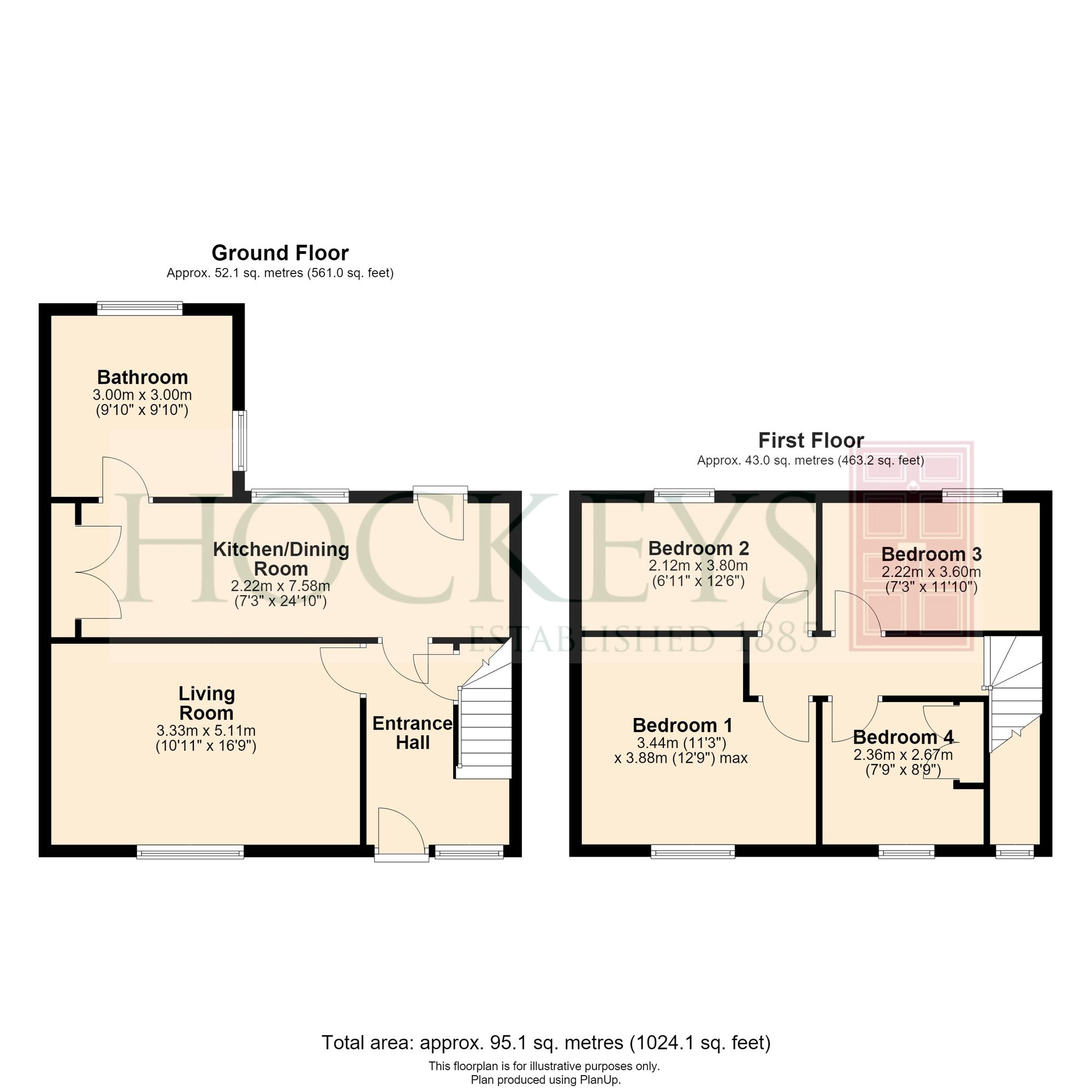 14 Burgess Road, Cambridge floorplan