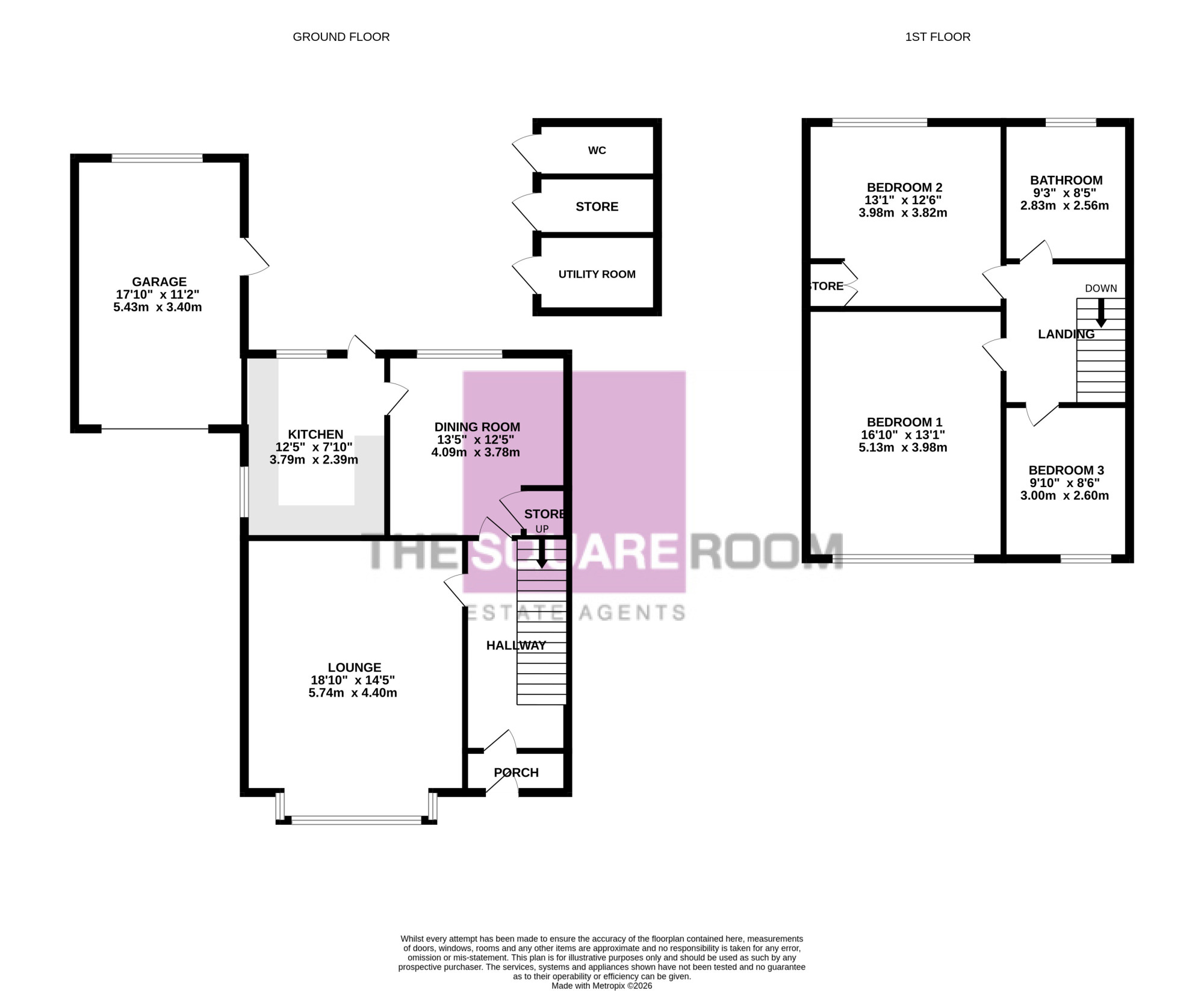 6, Thornton Gate, Cleveleys floorplan