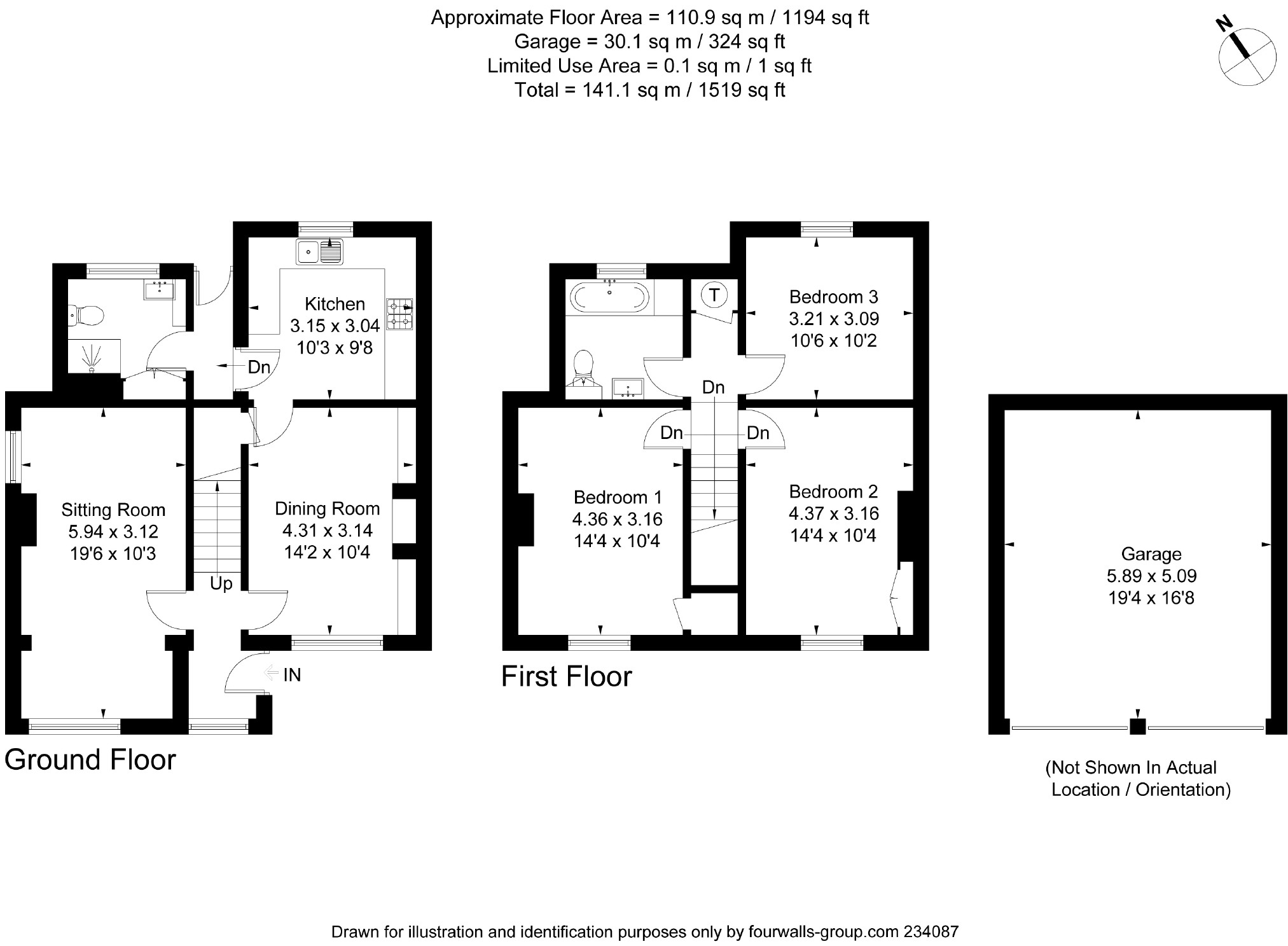 3 Bedrooms Semi-detached house for sale in Farnham GU10