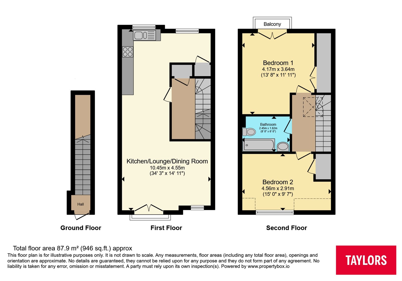 102 Watersmeet,, Grove Road, Hertfordshire floorplan