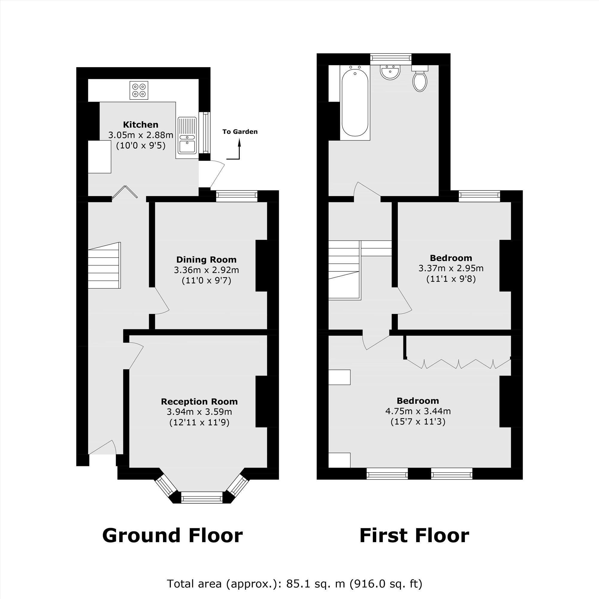 48, Eardley Road, London floorplan