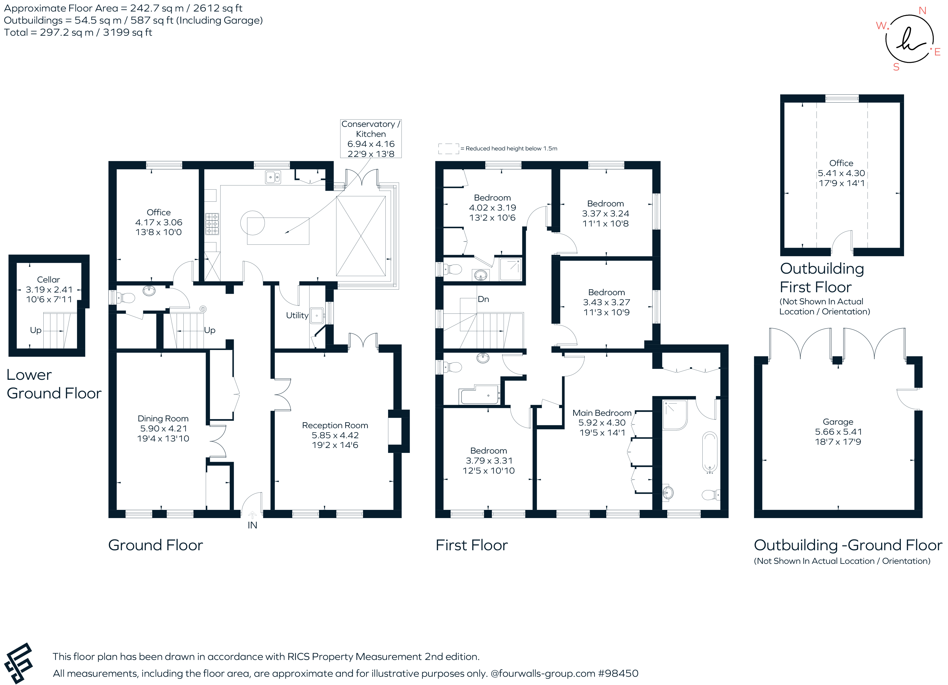 Globe House, Goddards Lane, Hook floorplan