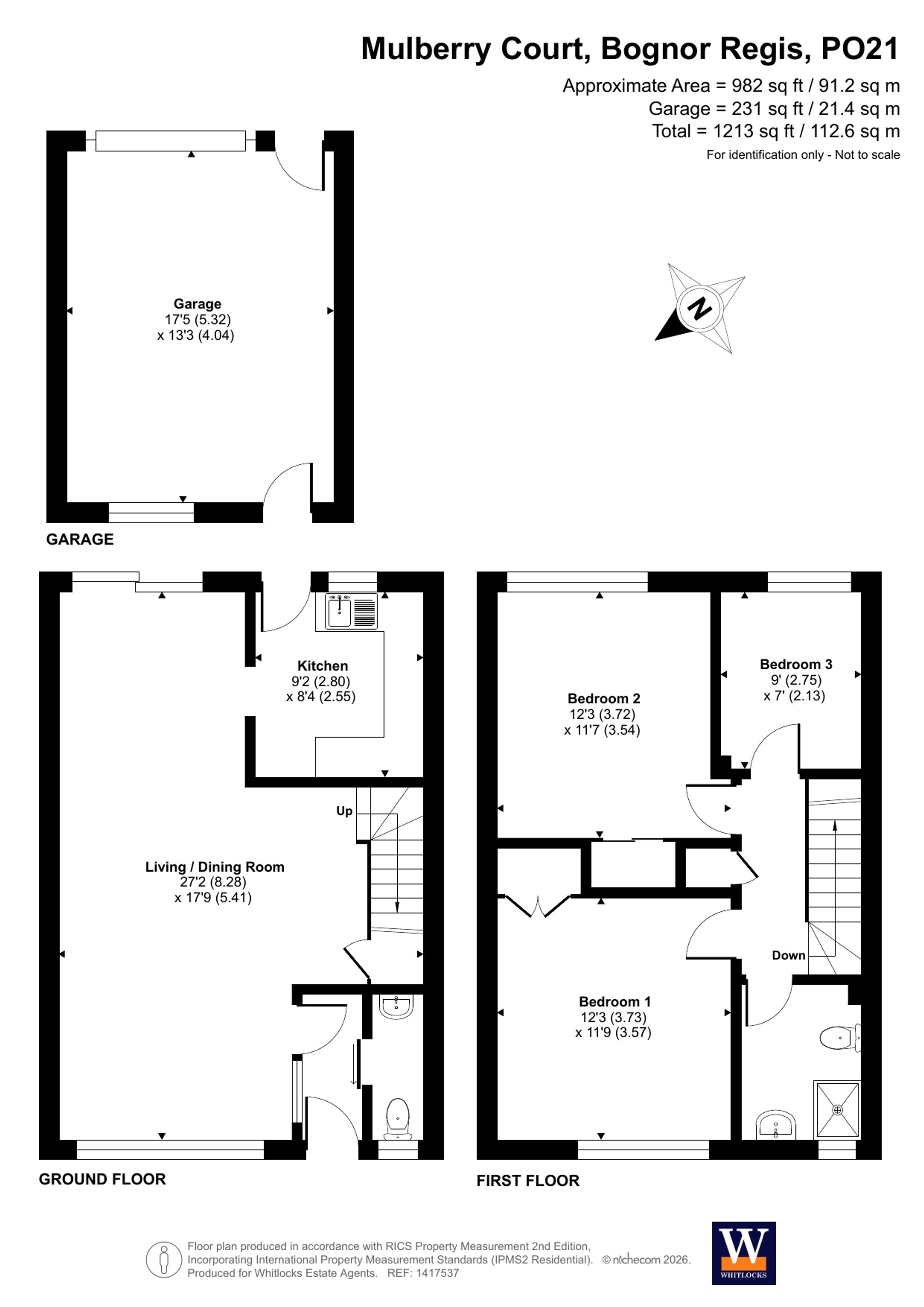 32 Mulberry Court, Bognor Regis floorplan