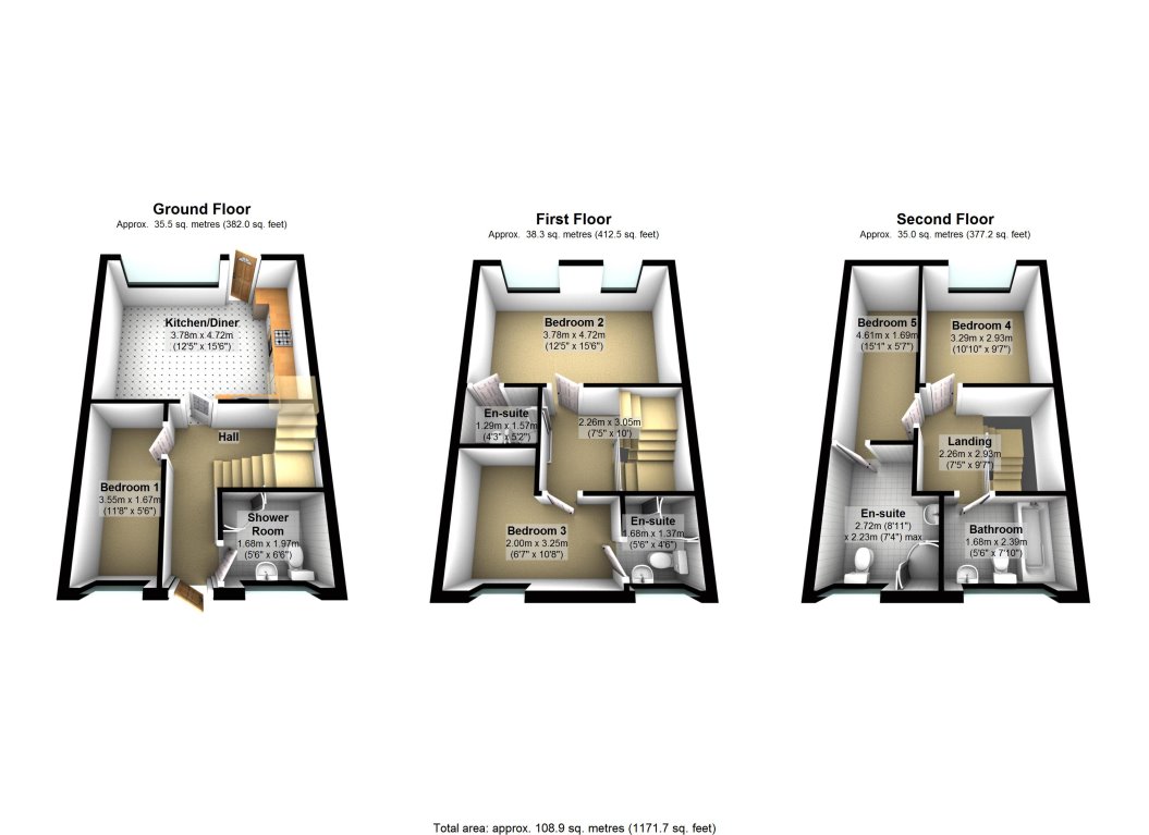 Room 2, 122, Bringhurst, Peterborough floorplan