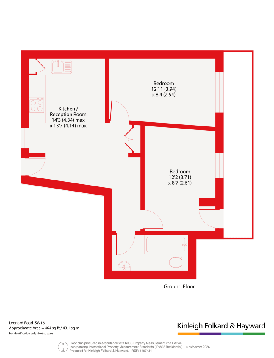 15C, Leonard Road, London floorplan