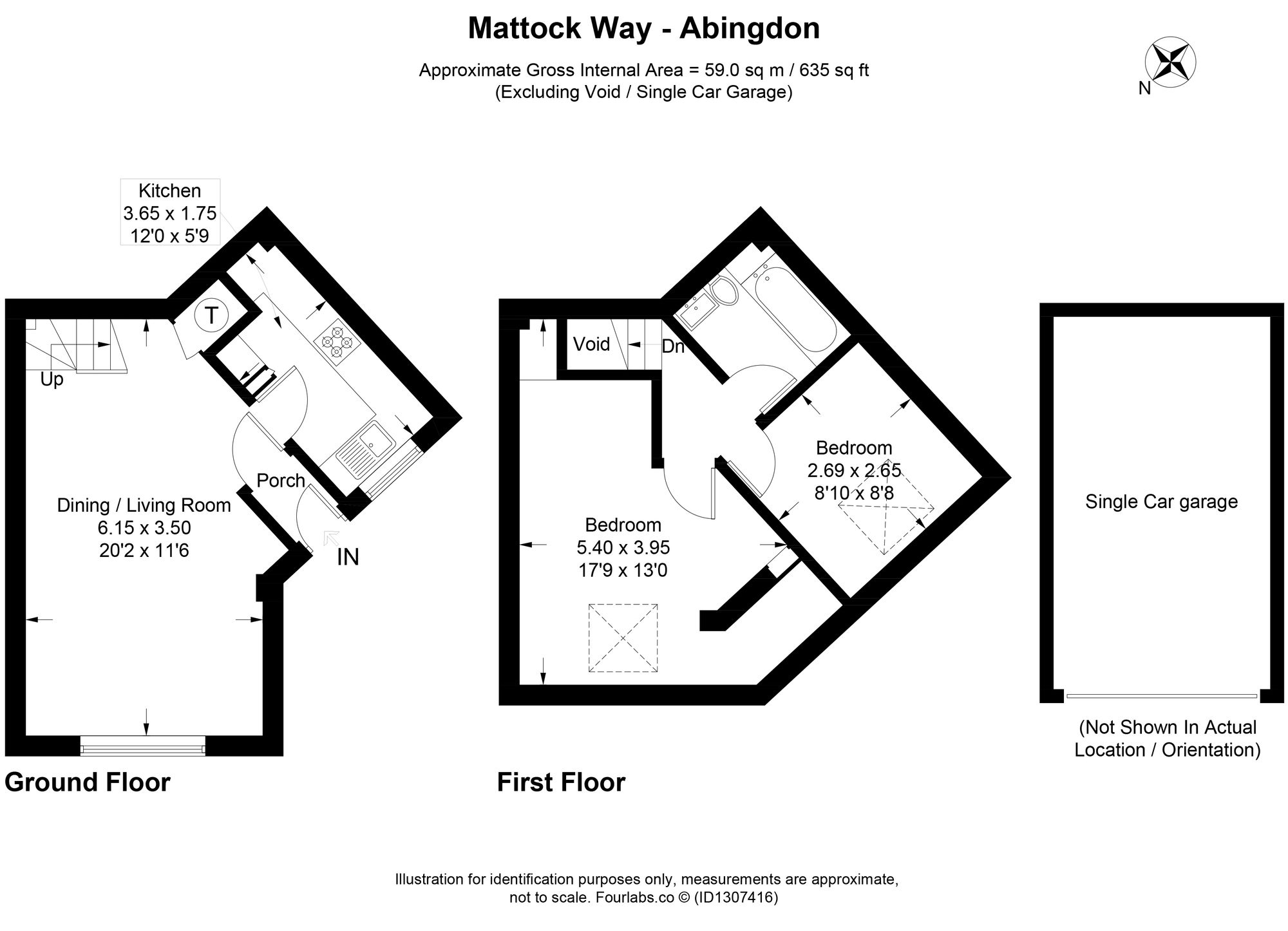 50 Mattock Way, Abingdon floorplan