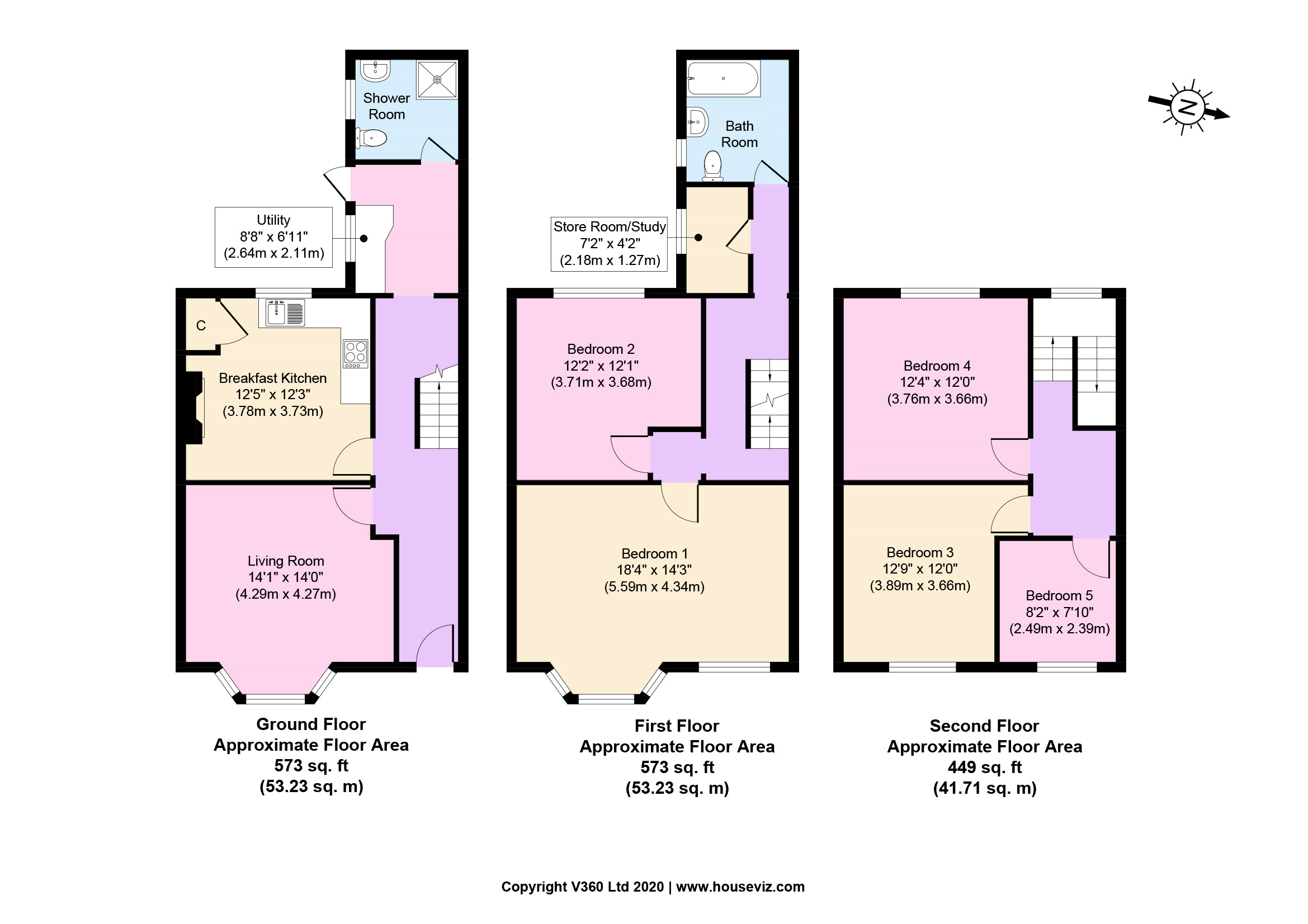 5 bed terraced house for sale in Richmond Street, New Brighton