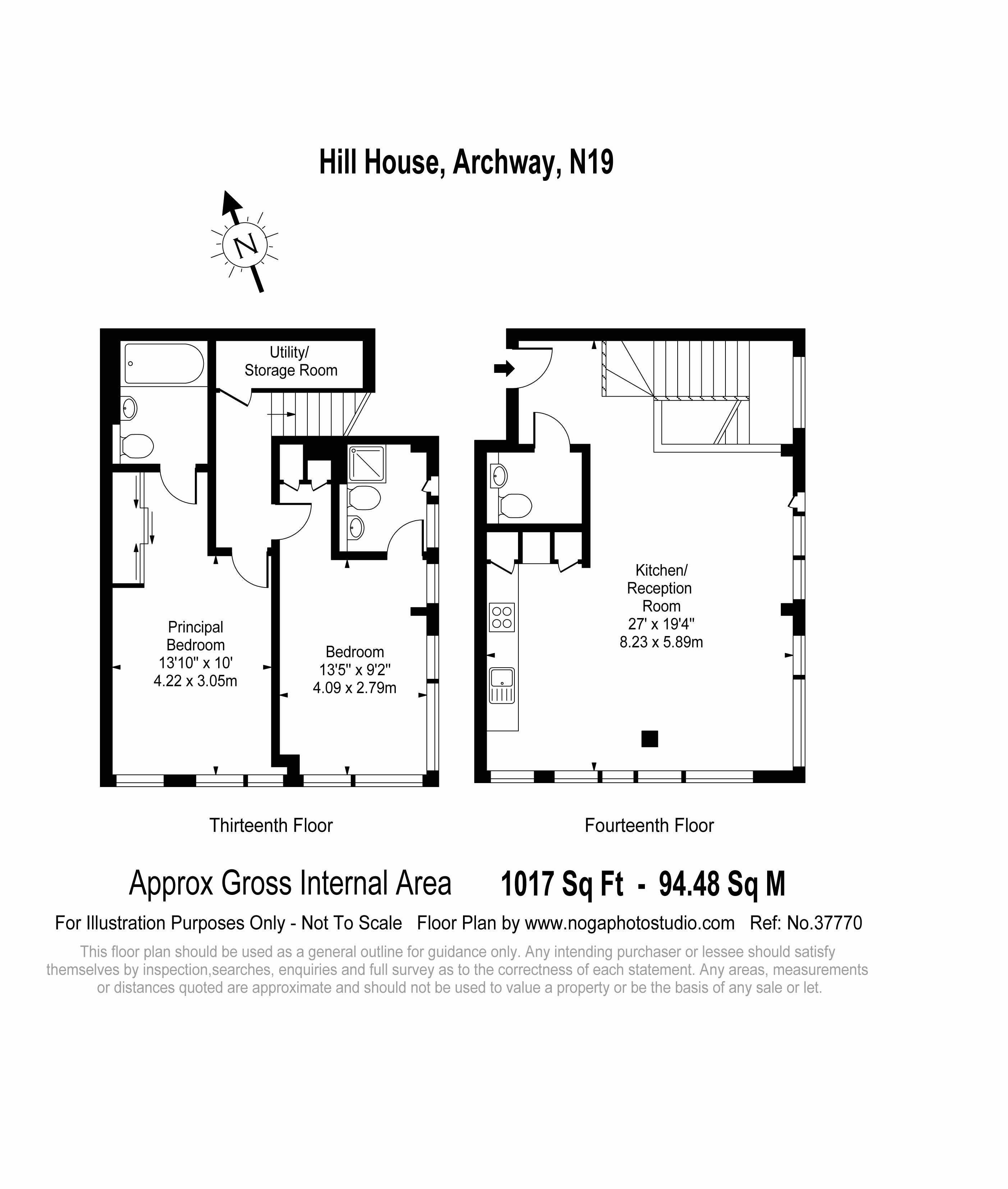 2 Bedrooms Flat to rent in Highgate Hill, London N19
