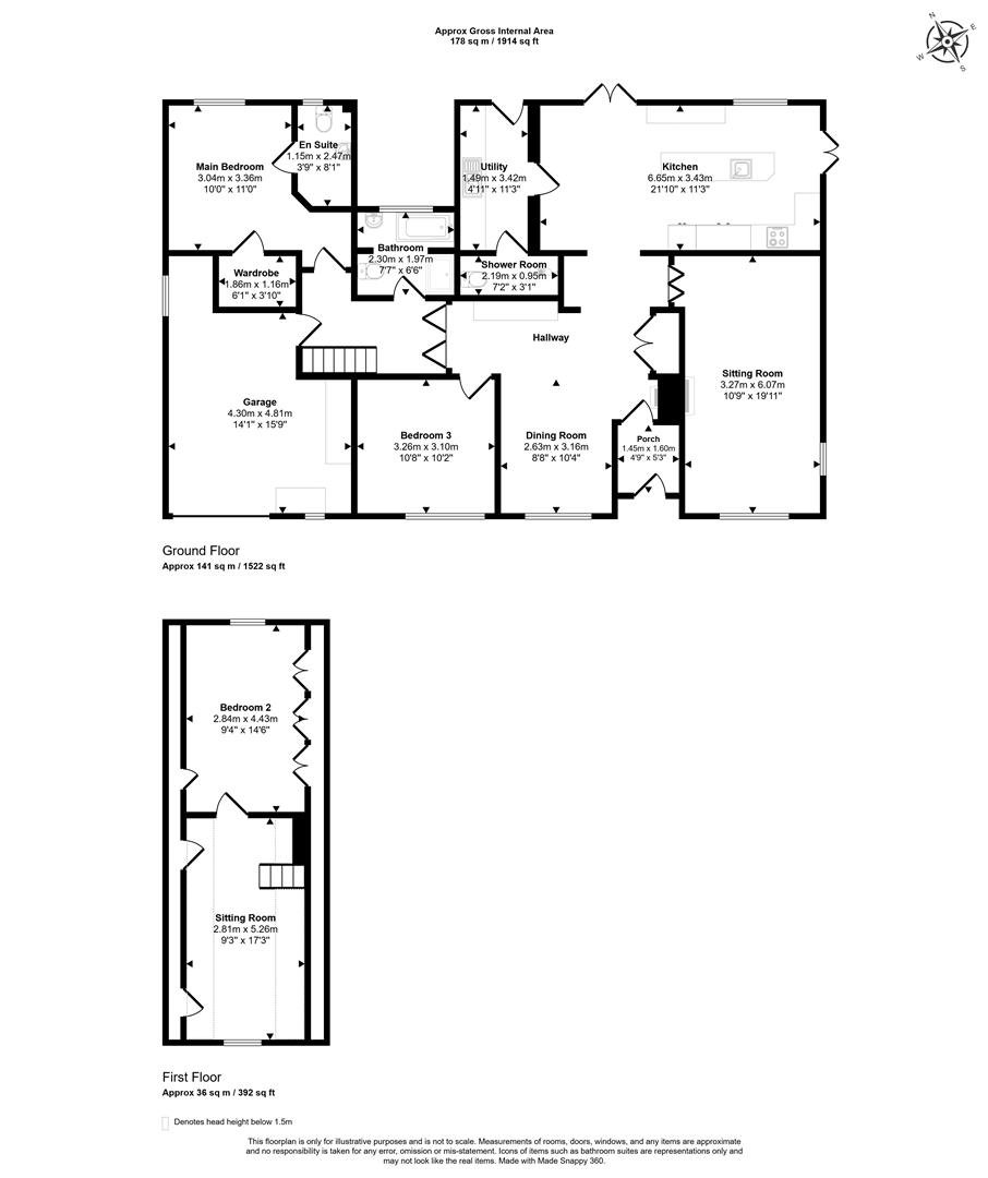 The Old Orchard, Foots Hill, Shaftesbury floorplan