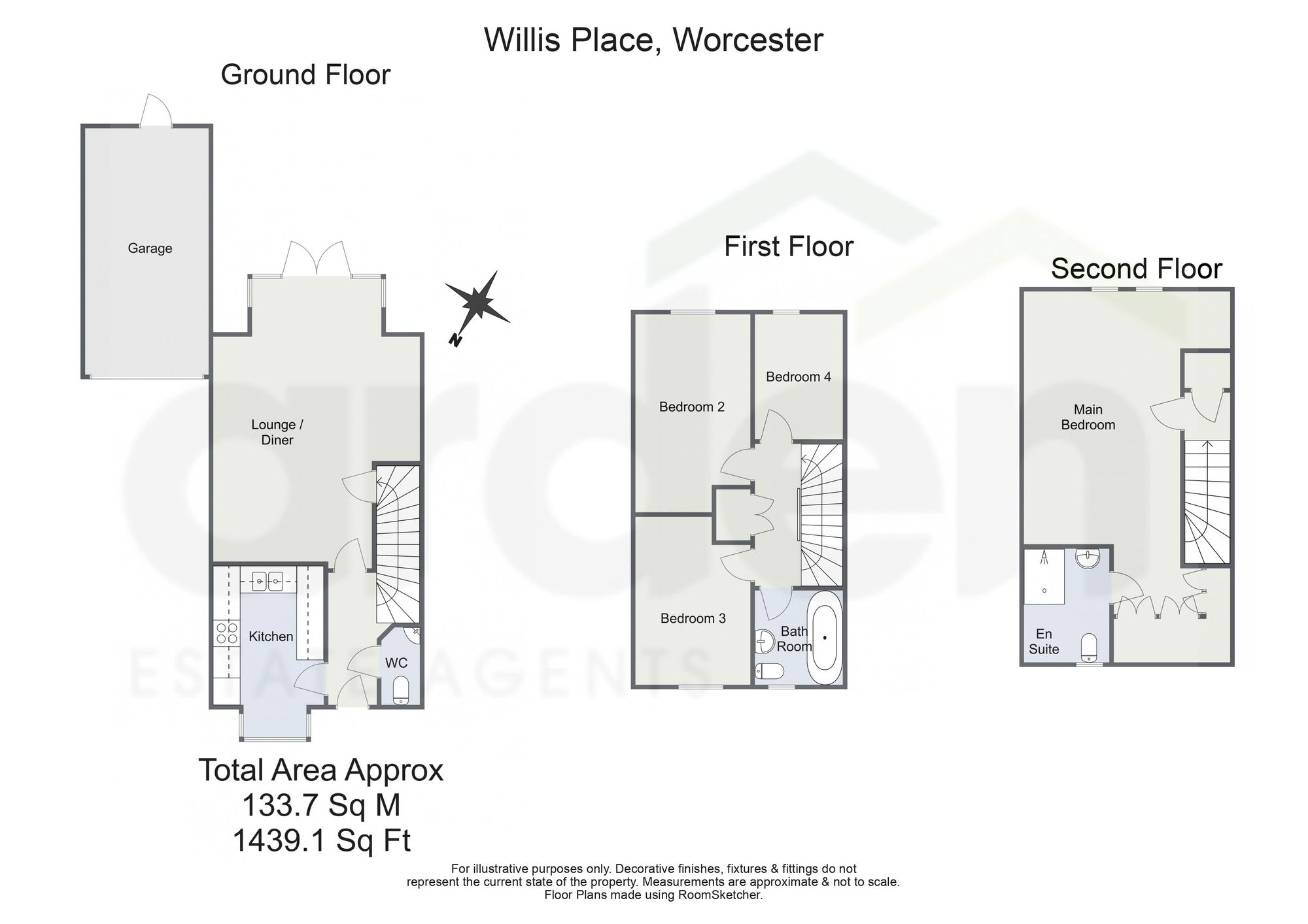 23 Willis Place, Worcester floorplan