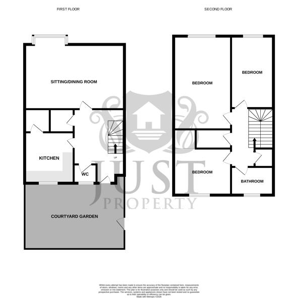 48, The Bourne, Hastings floorplan