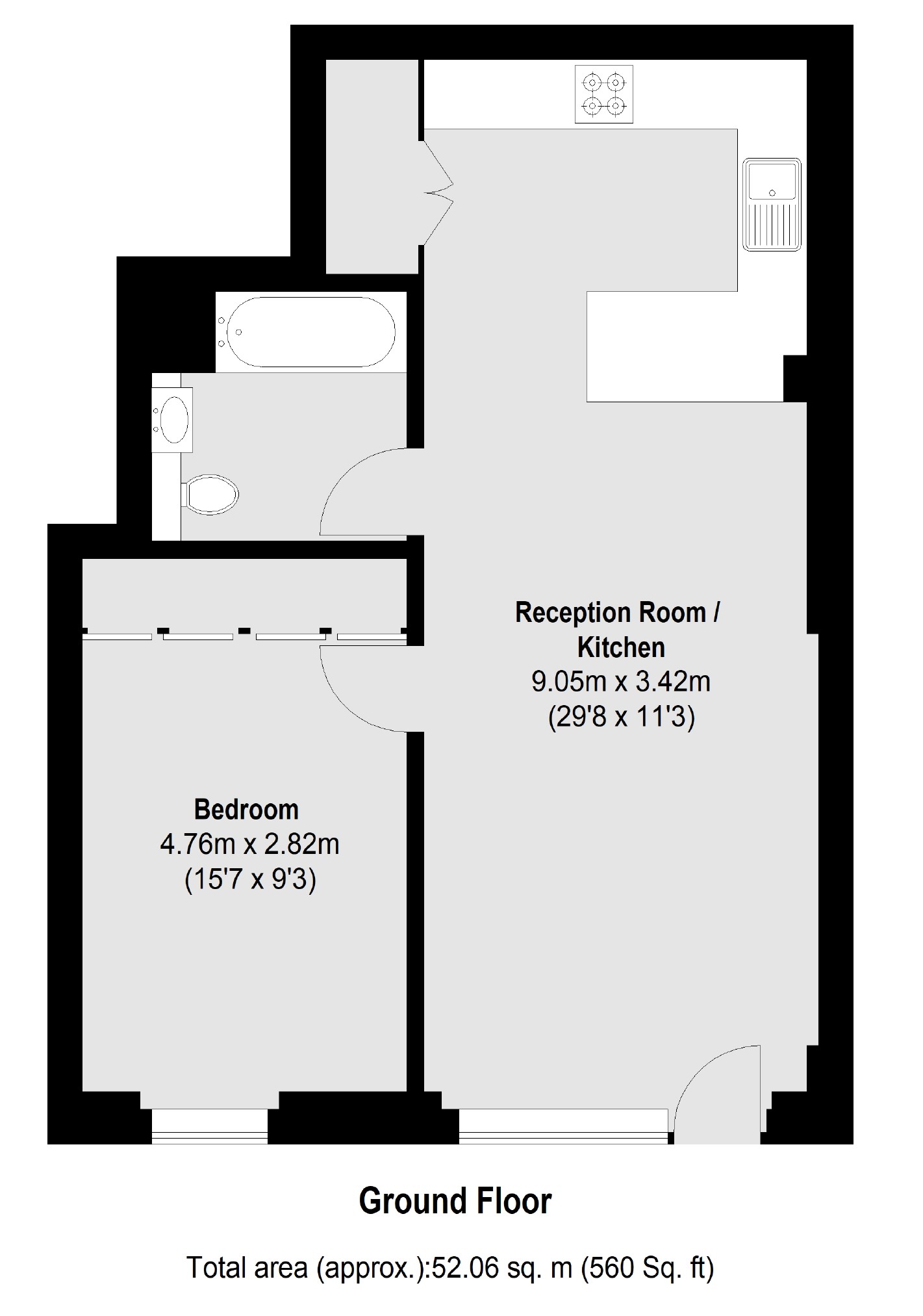 4 Mulholland House, 77, Hartfield Road, London floorplan