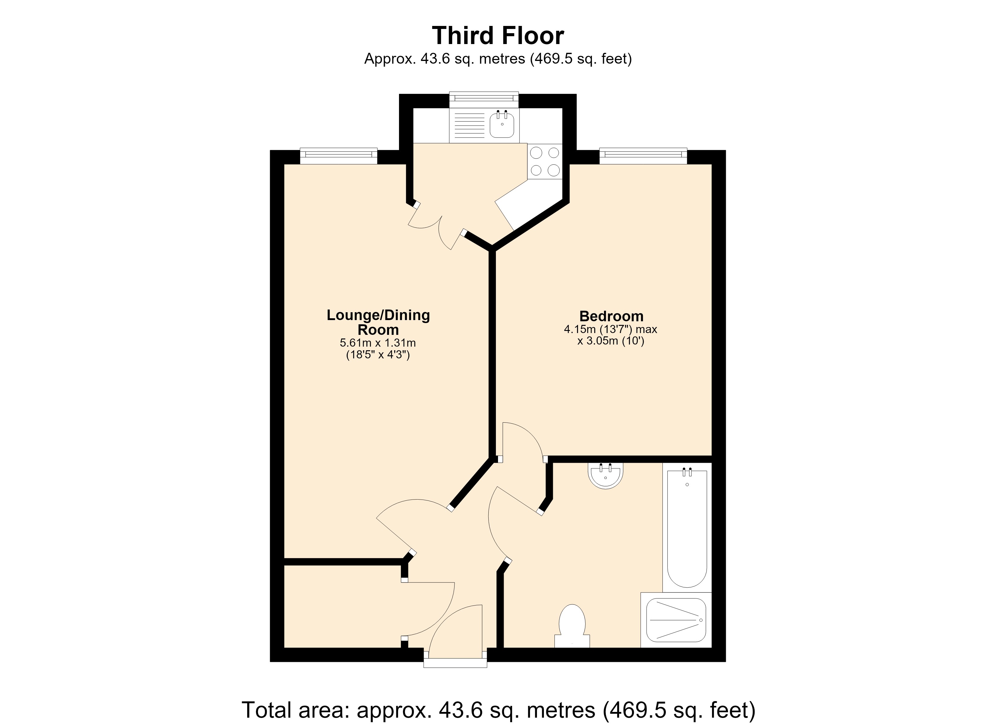 17, Darwin Court, Harold Road, Margate floorplan