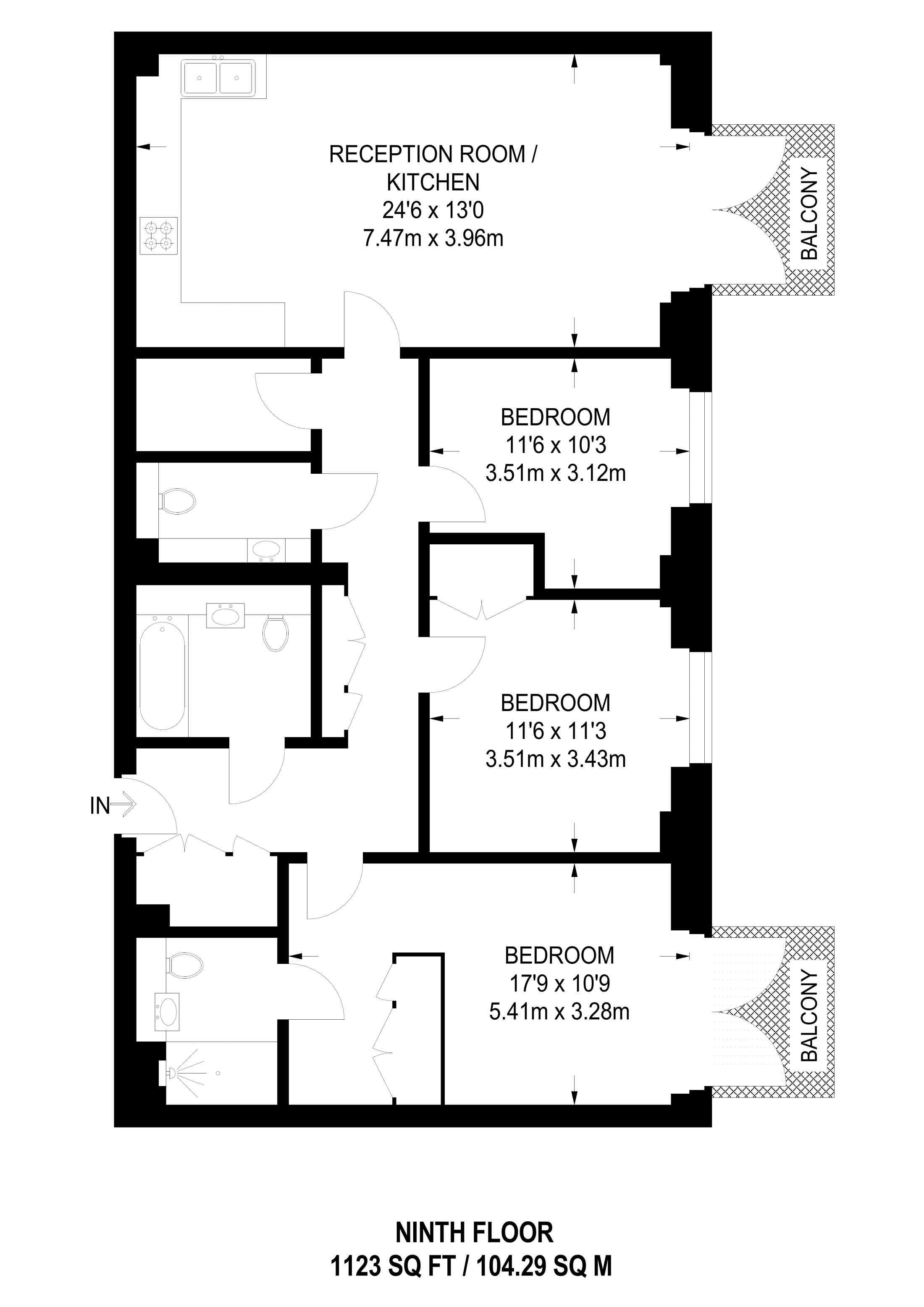 2 Bedrooms Maisonette to rent in Charles Clownes Walk, Nine Elms, London SW8