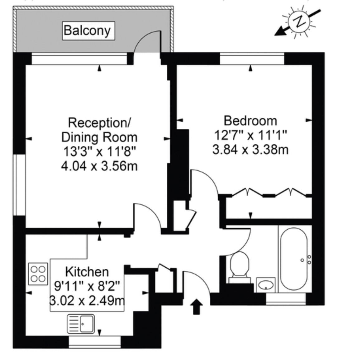 73, Clayponds Gardens, London floorplan