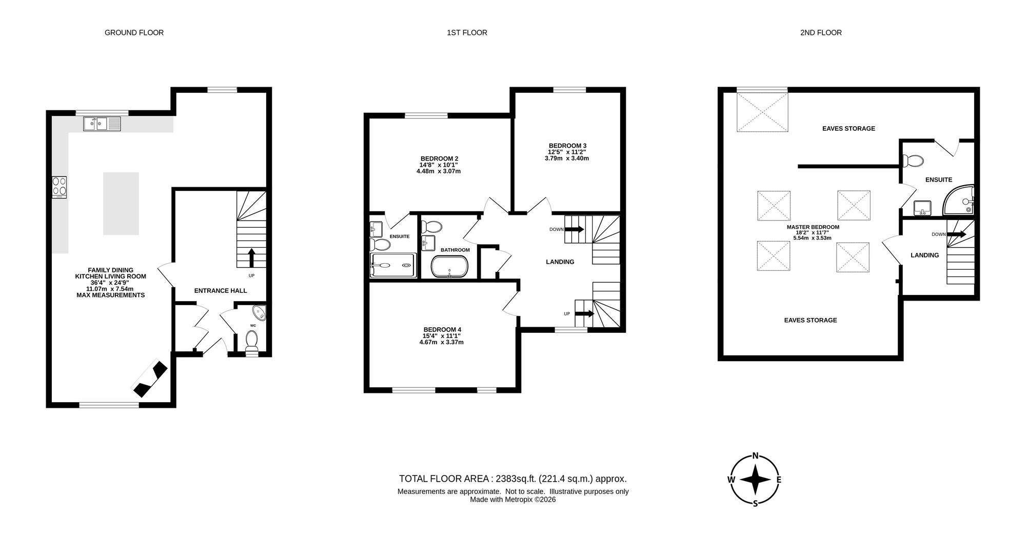 2 Moorfield Mews, Stockport floorplan