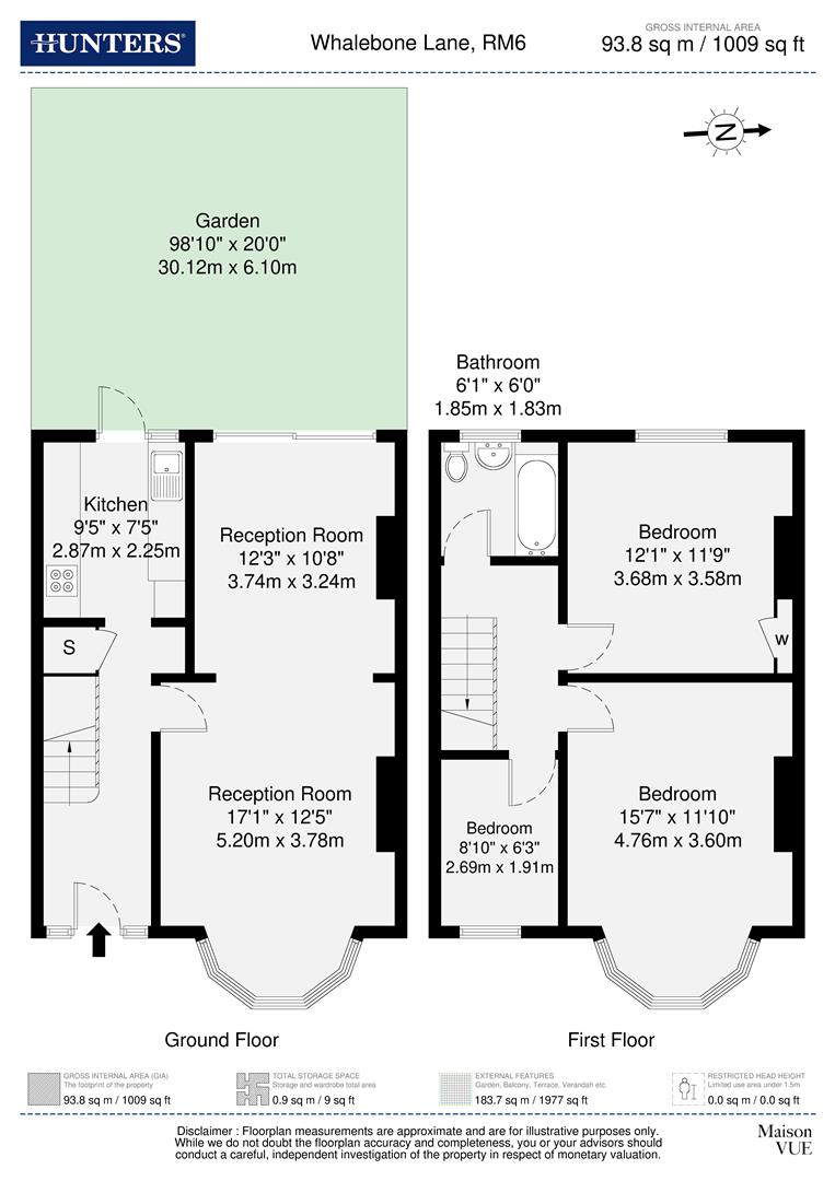 439, Whalebone Lane North, Romford floorplan