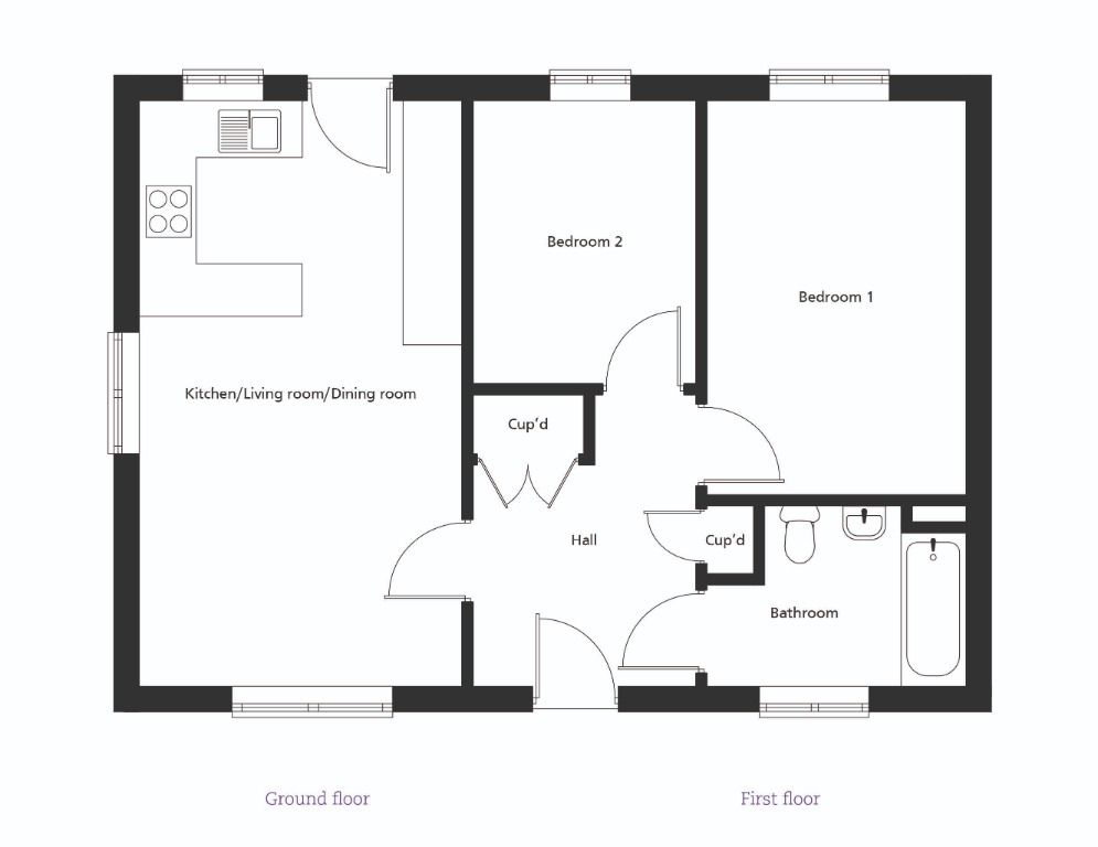 Plot 68, Walken Way, Crowland PE6, 2 bedroom semidetached bungalow for sale 64226995