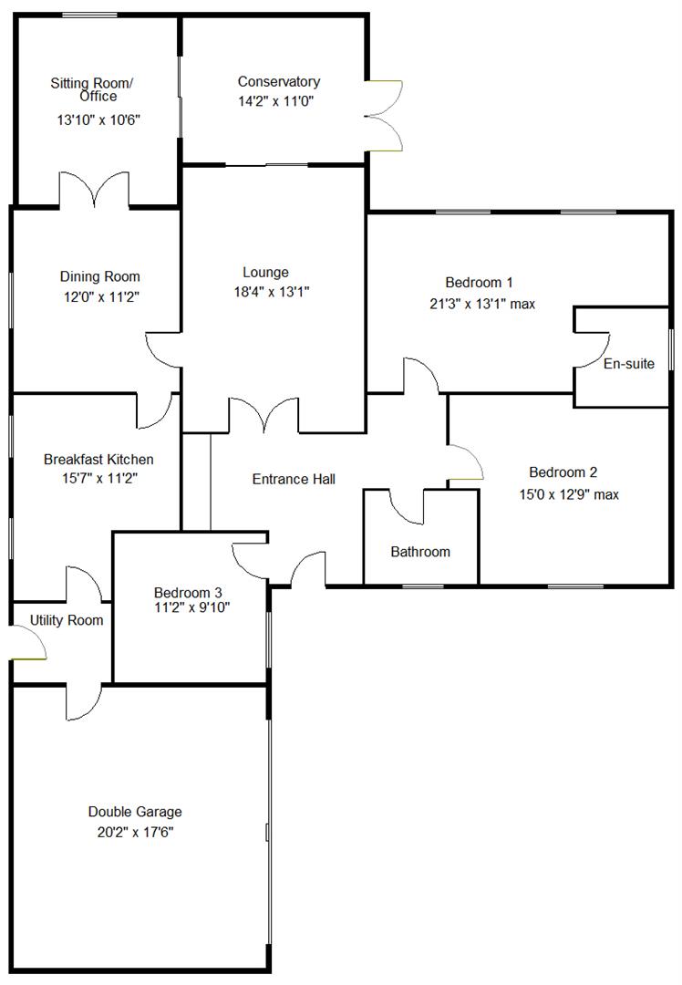 6, Rose Hill Court, Doncaster floorplan