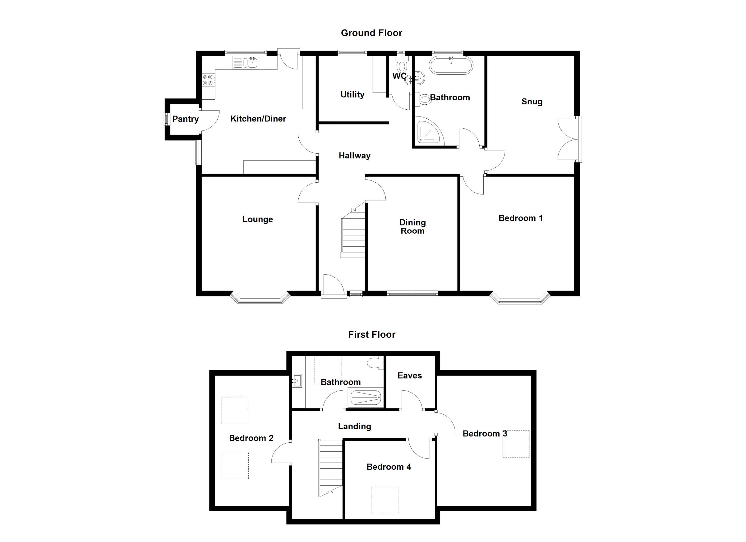 46 Broadway, Morecambe floorplan