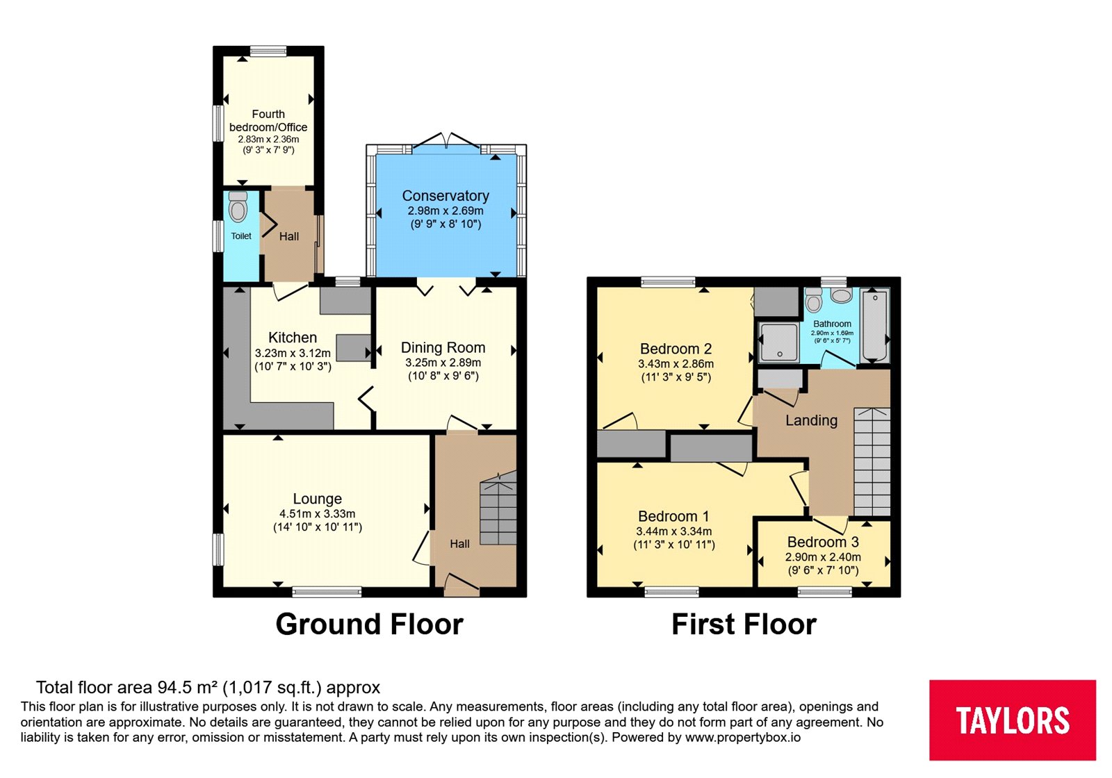 43, Valley Road, Bristol floorplan